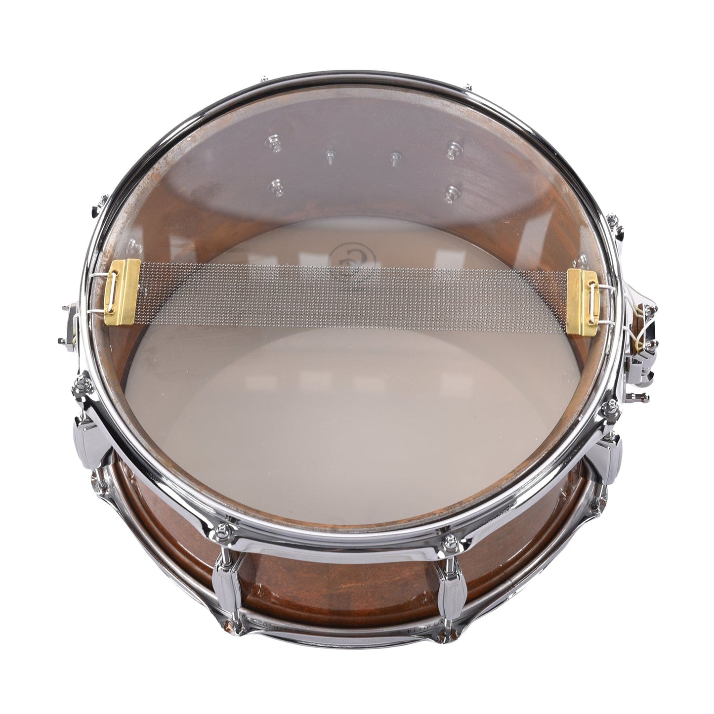 C&C 6.5x14 Custom Splattered Copper Over Steel Snare Drum Drums and Percussion / Acoustic Drums / Snare