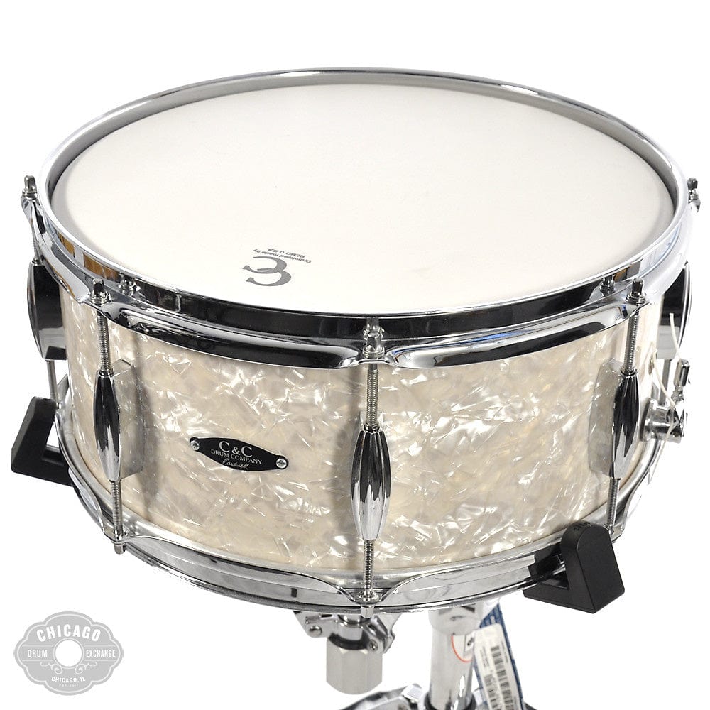 C&C 6.5x14 Player Date 2 Snare Drum Aged Marine Pearl Drums and Percussion / Acoustic Drums / Snare