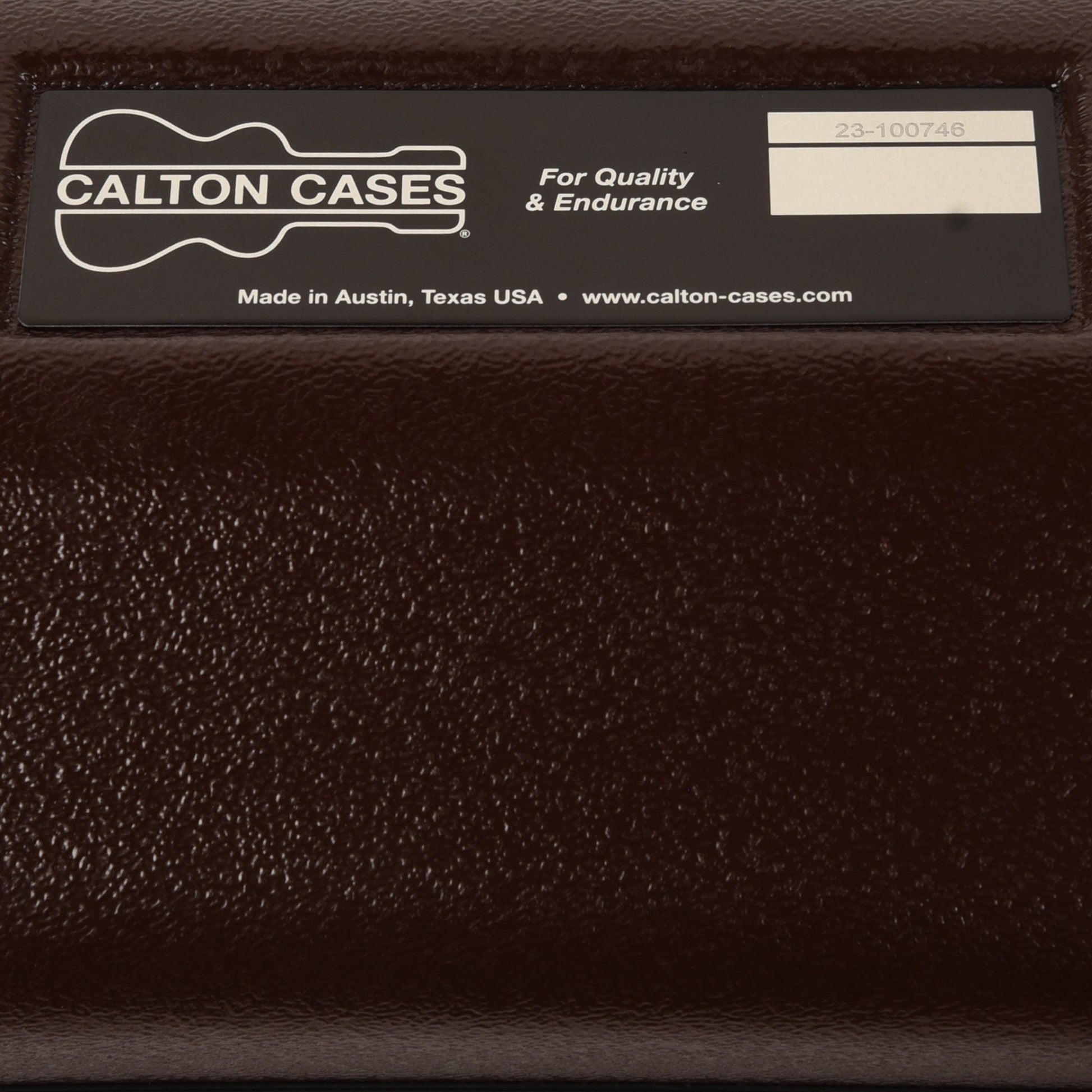 Calton Cases Electric SG Guitar Case Brown w/Pink Velvet Interior Accessories / Cases and Gig Bags / Guitar Cases