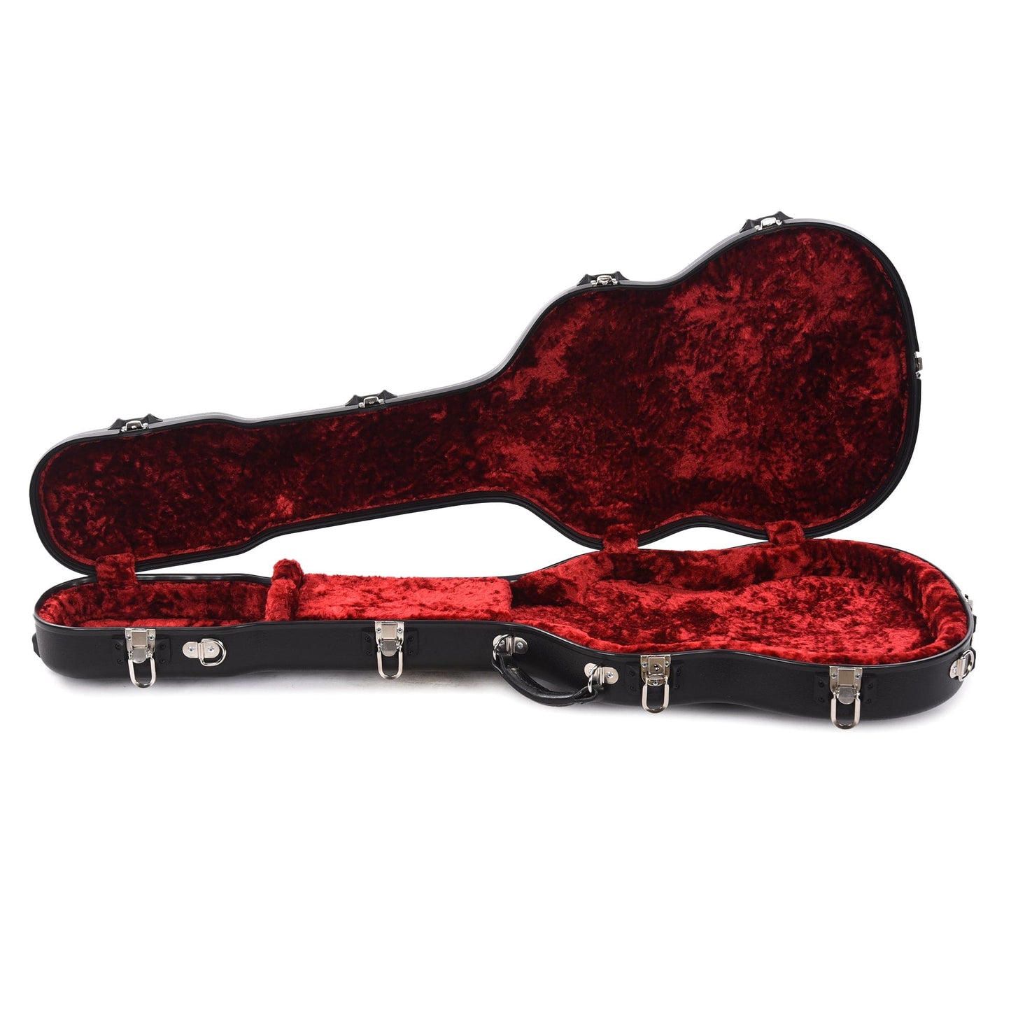 Calton Cases Electric Telecaster Guitar Case Black w/Red Velvet Interior Accessories / Cases and Gig Bags / Guitar Cases