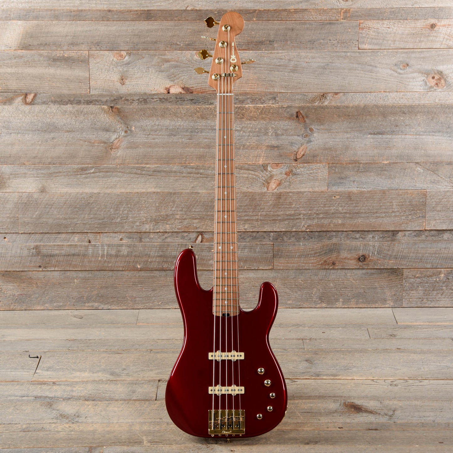 Charvel Pro-Mod San Dimas Bass JJ V Candy Apple Red Bass Guitars / 5-String or More