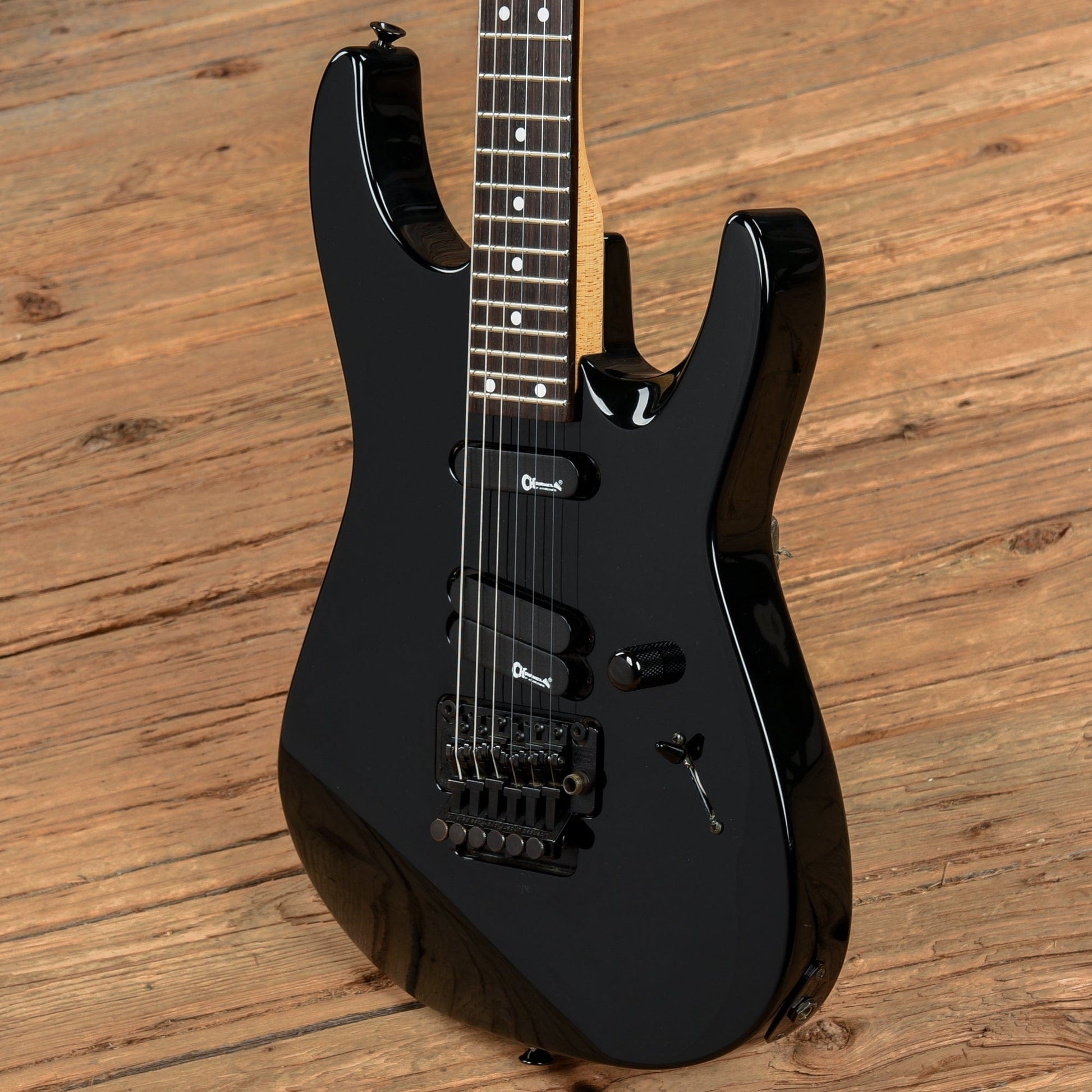 Charvel 275 Deluxe Black Electric Guitars / Solid Body