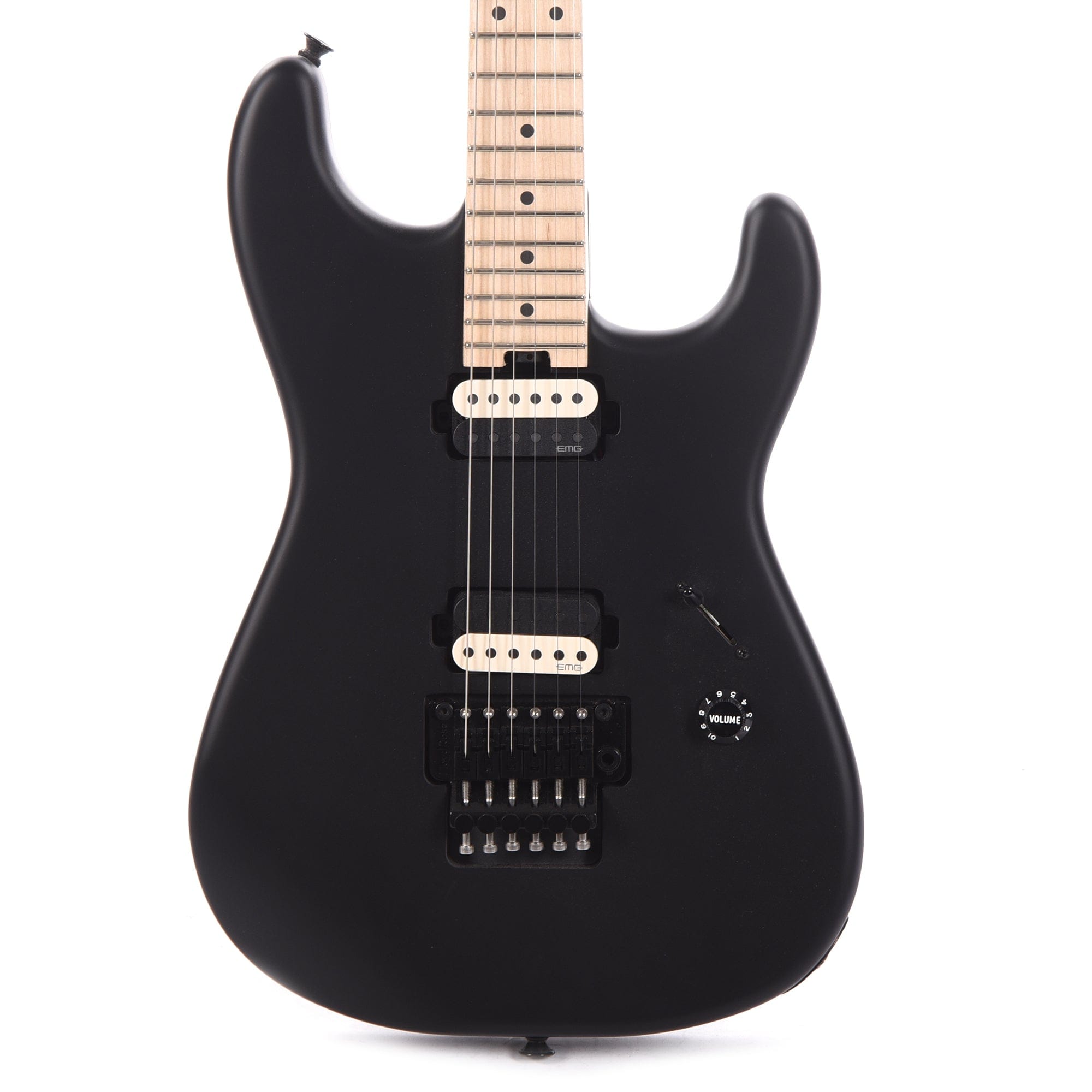 Charvel Jim Root Signature Pro-Mod San Dimas Style 1 HH FR M Satin Black Electric Guitars / Solid Body