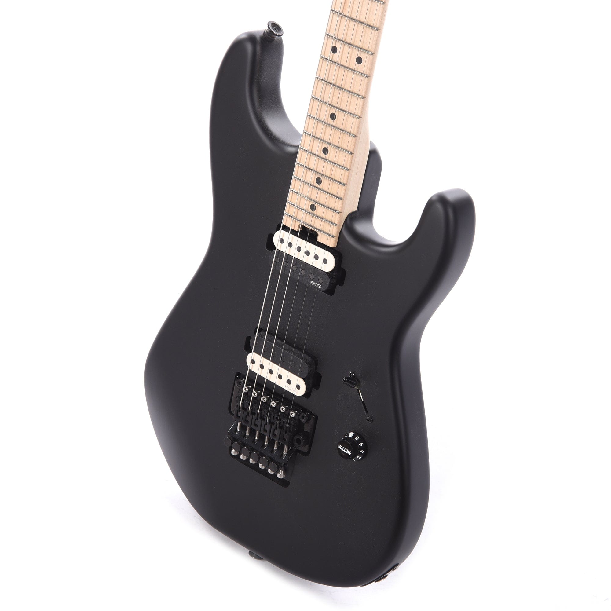 Charvel Jim Root Signature Pro-Mod San Dimas Style 1 HH FR M Satin Black Electric Guitars / Solid Body