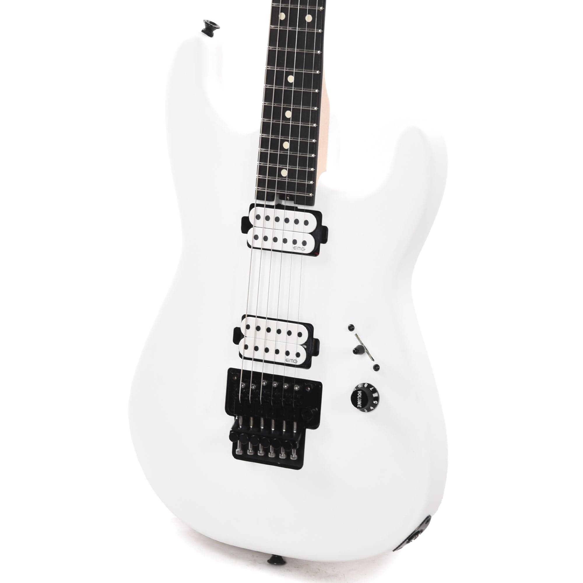 Charvel Jim Root Signature Pro-Mod San Dimas Style 1 HH FR M Satin White Electric Guitars / Solid Body