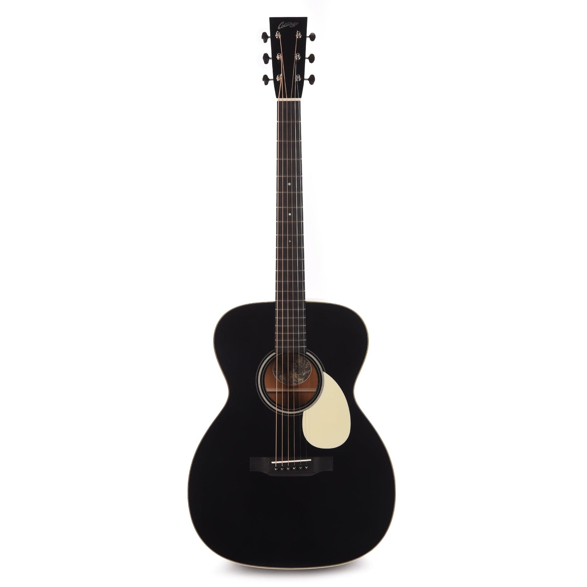 Collings OM1 Sitka/Mahogany Black Full Body w/Ivoroid Pickguard Acoustic Guitars / OM and Auditorium