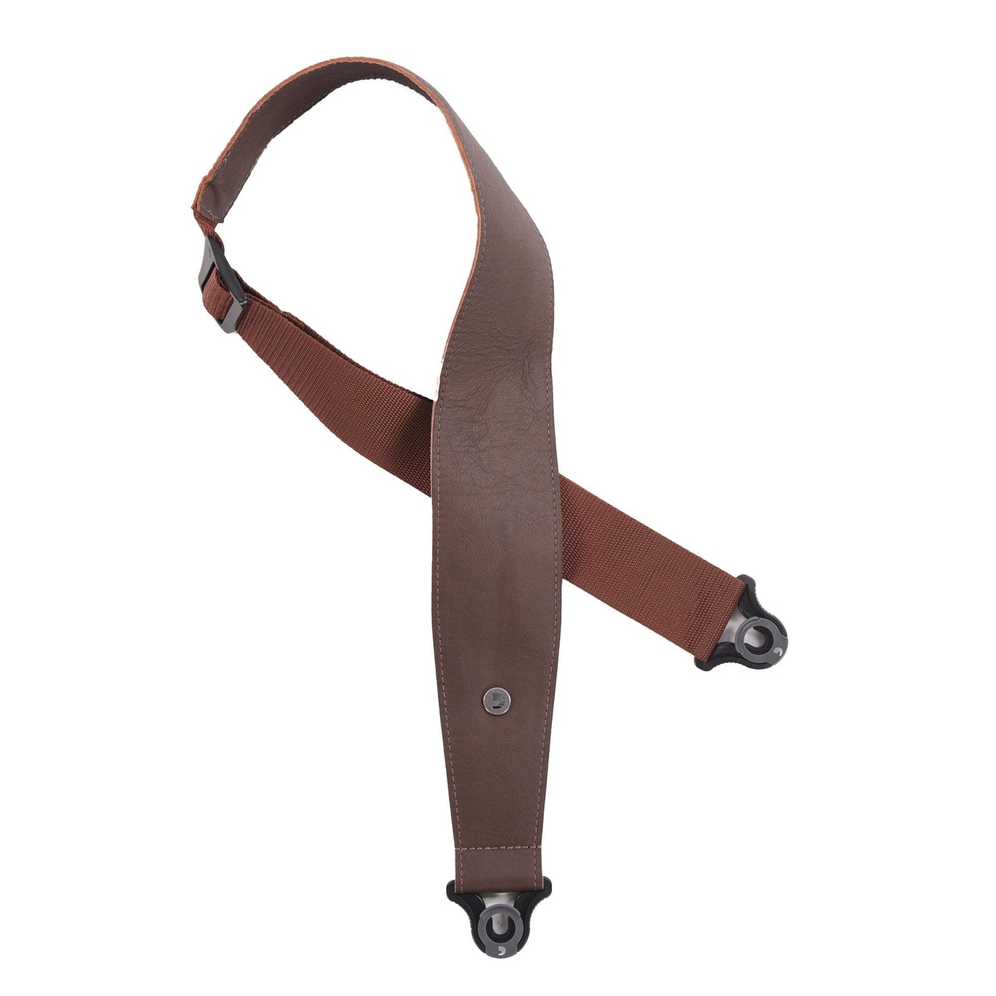 D'Addario 3.0" Comfort Leather Auto Lock Guitar Strap Brown Accessories / Straps