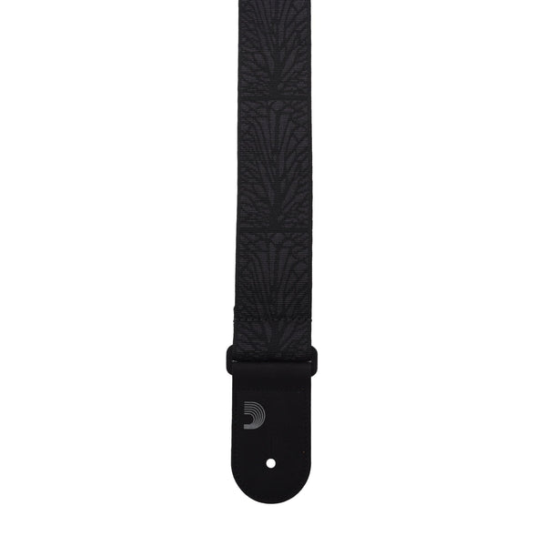 D'Addario Woven Guitar Strap Lightning Black Tubular – Chicago Music ...