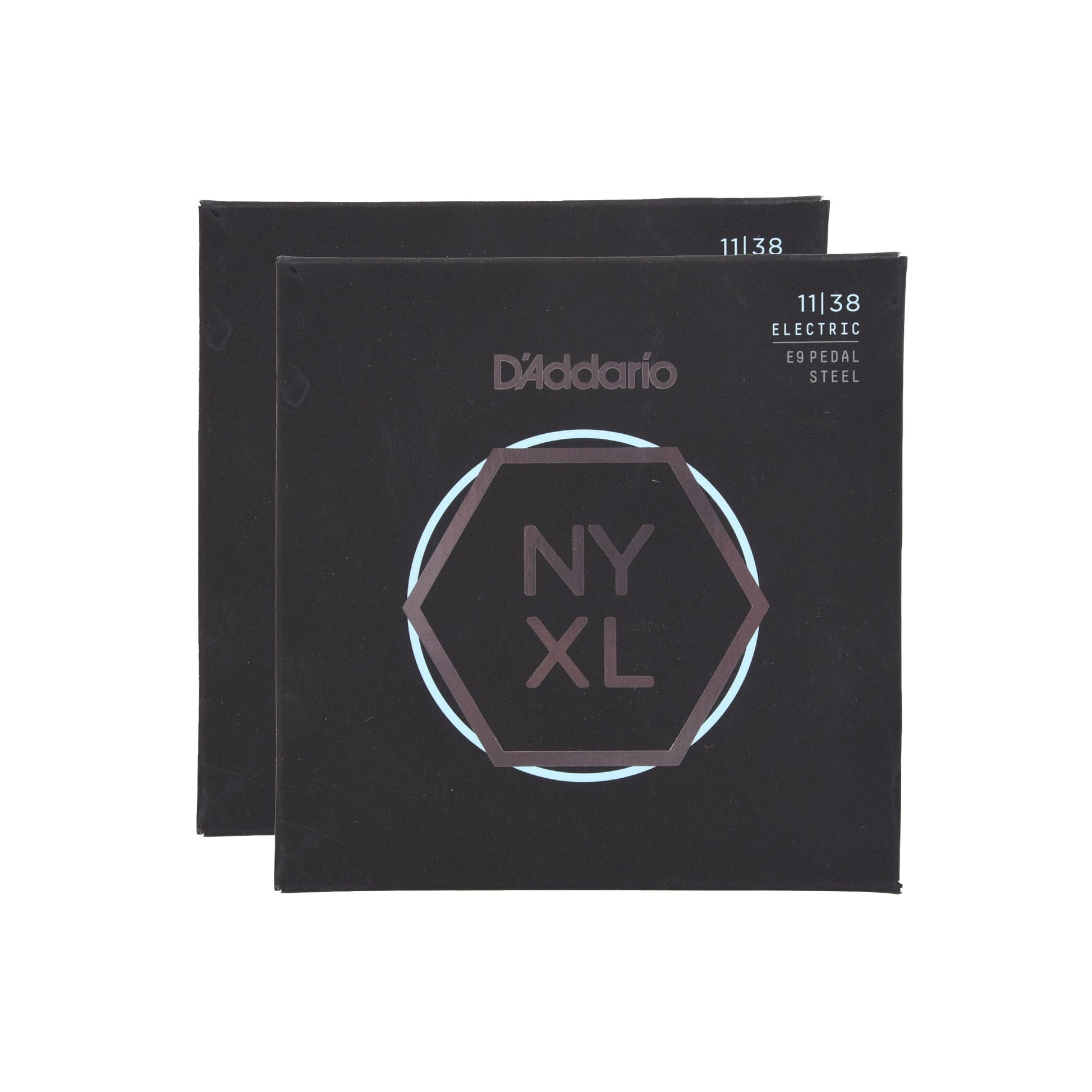 D'Addario NYXL1138PS NYXL Pedal Steel Guitar Strings 11-38 Regular Light E9 2 Pack Bundle Accessories / Strings / Guitar Strings