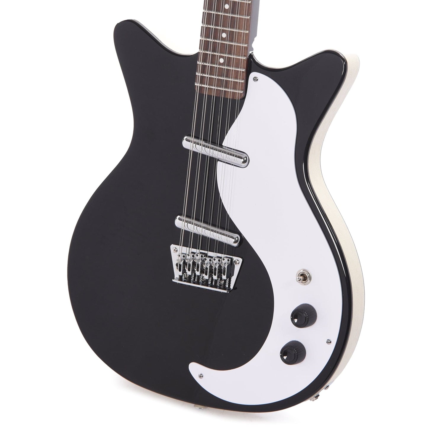 Danelectro 59DC 12-String Gloss Black Electric Guitars / 12-String