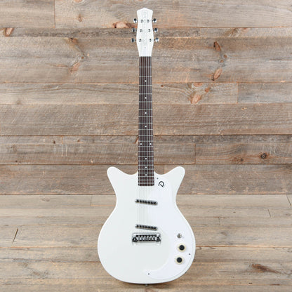 Danelectro '59M NOS Plus Double Cutaway Outa-Sight White Electric Guitars / Solid Body