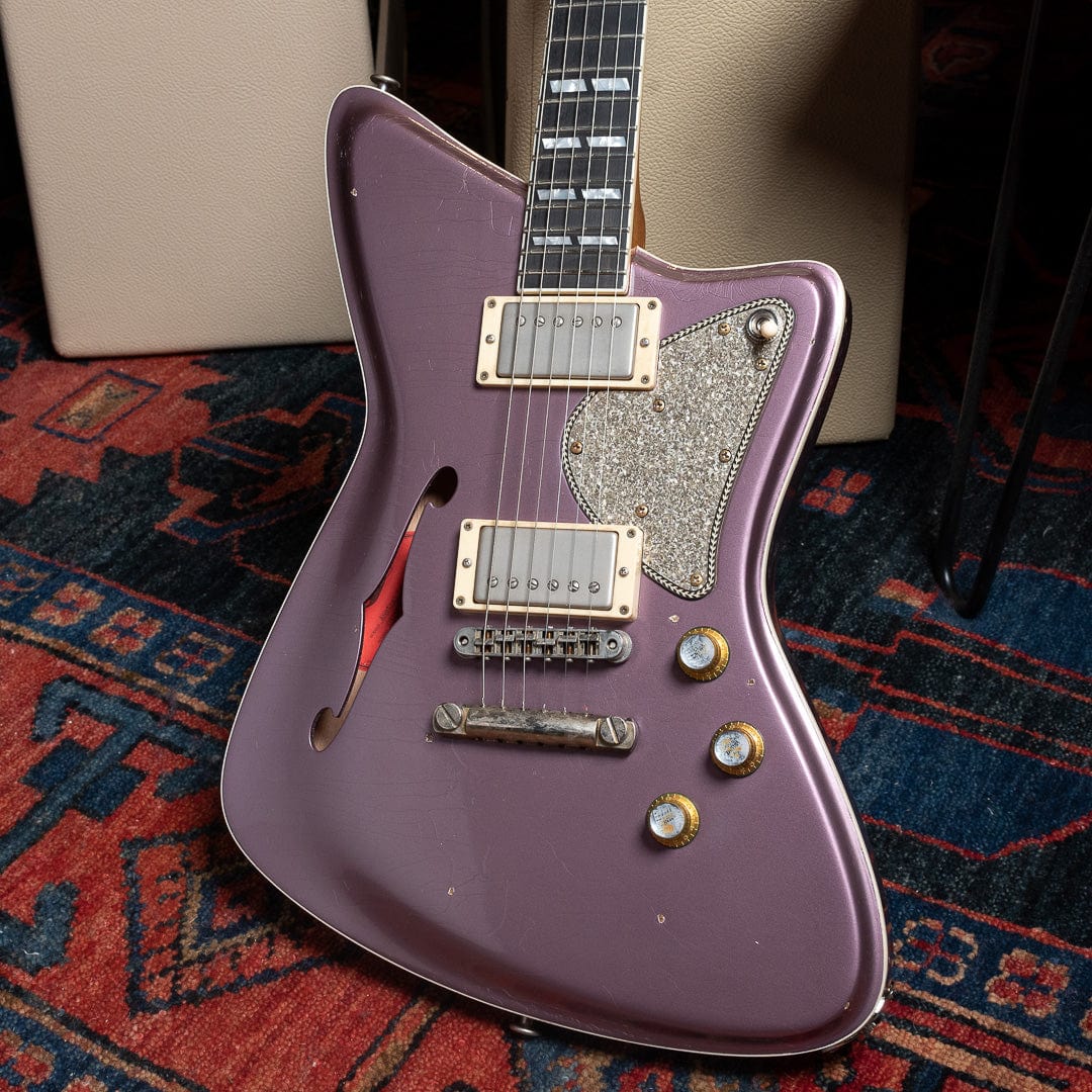 Diego Vila Austral Lillian Light Relic Siena Rose Metallic w/Häussel 1959 Humbuckers Electric Guitars / Solid Body