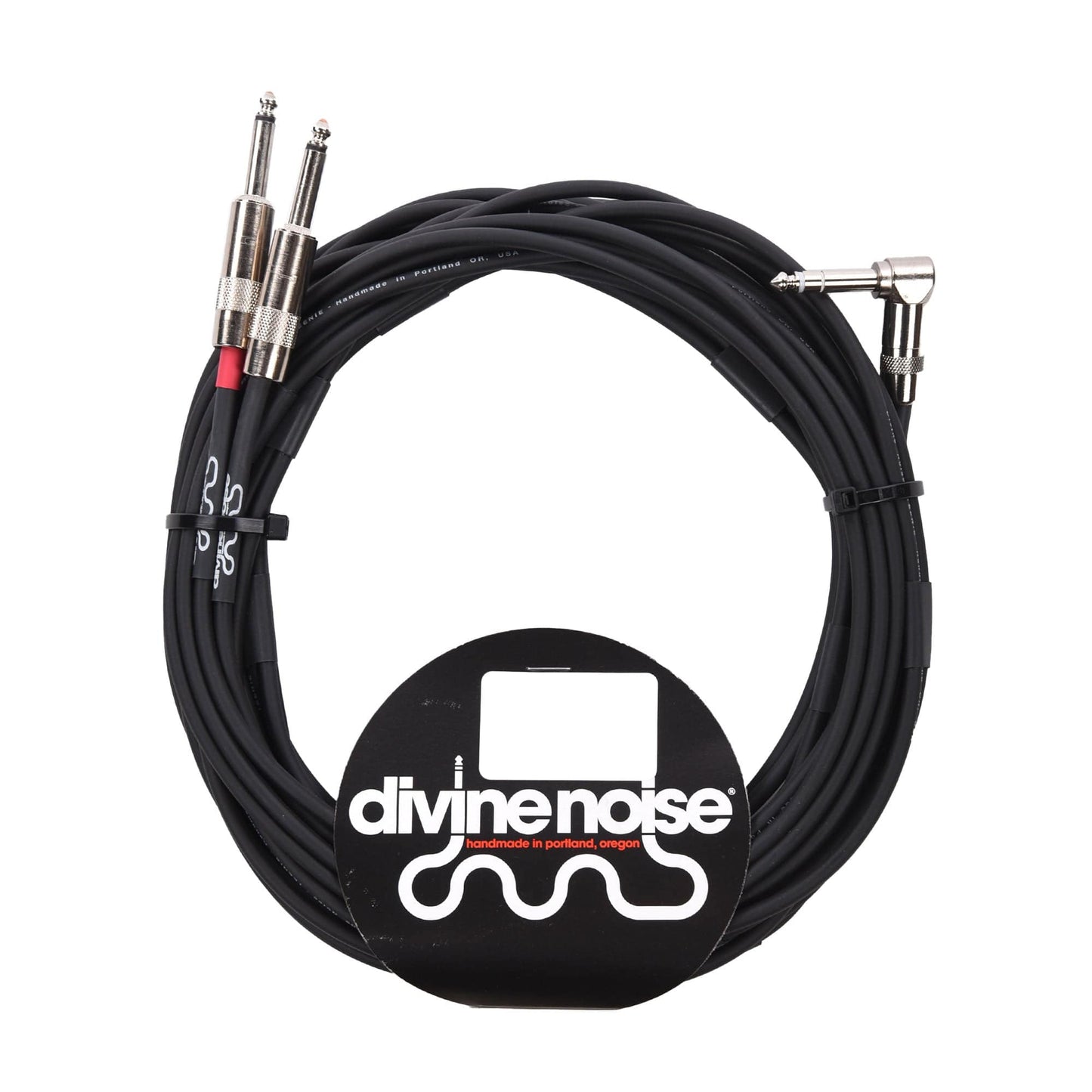 Divine Noise 25' Y-Cable TRS Right Angle 2x/Straight Accessories / Cables