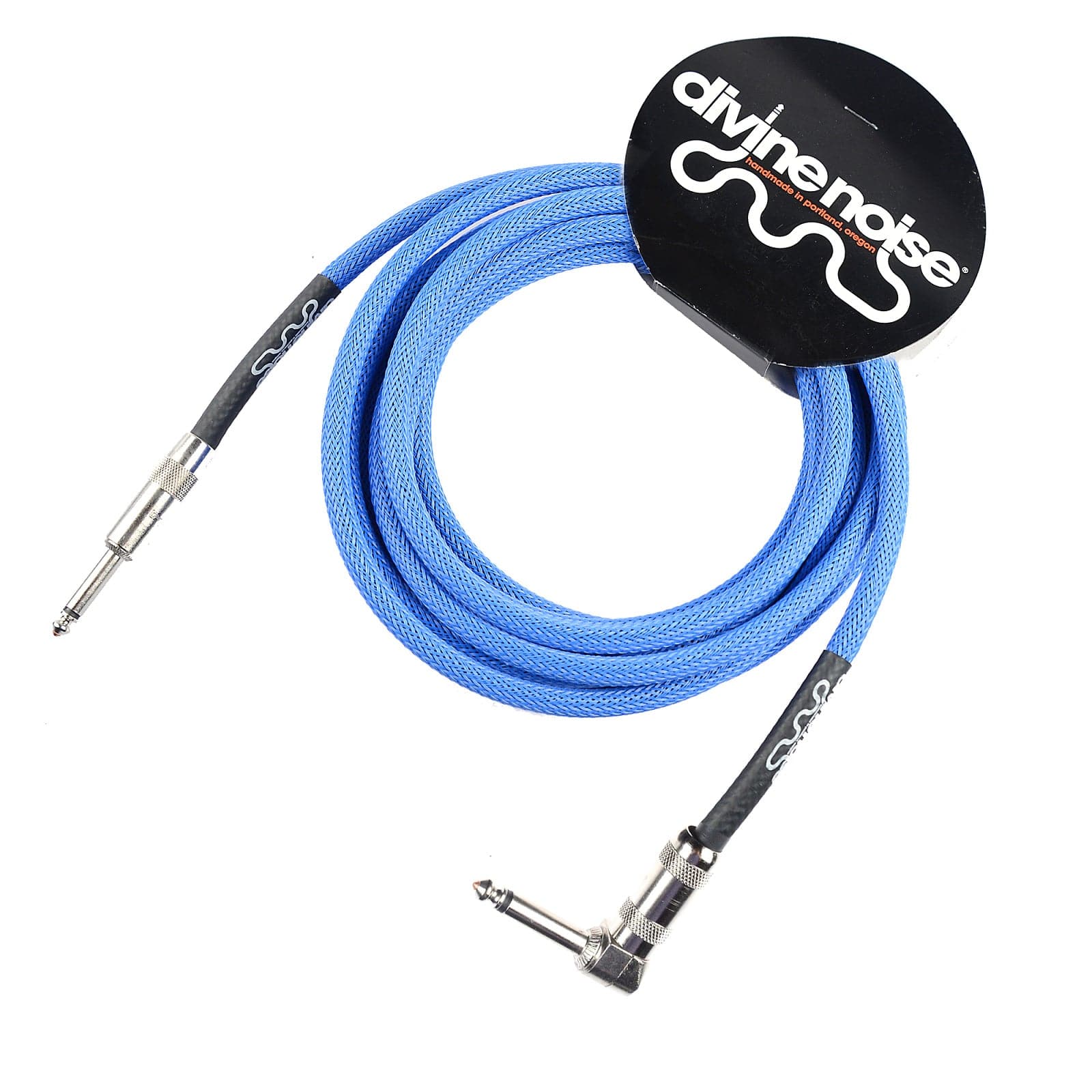 Divine Noise Tech Flex Cable Neon Blue 15' Straight/Right Angle ...