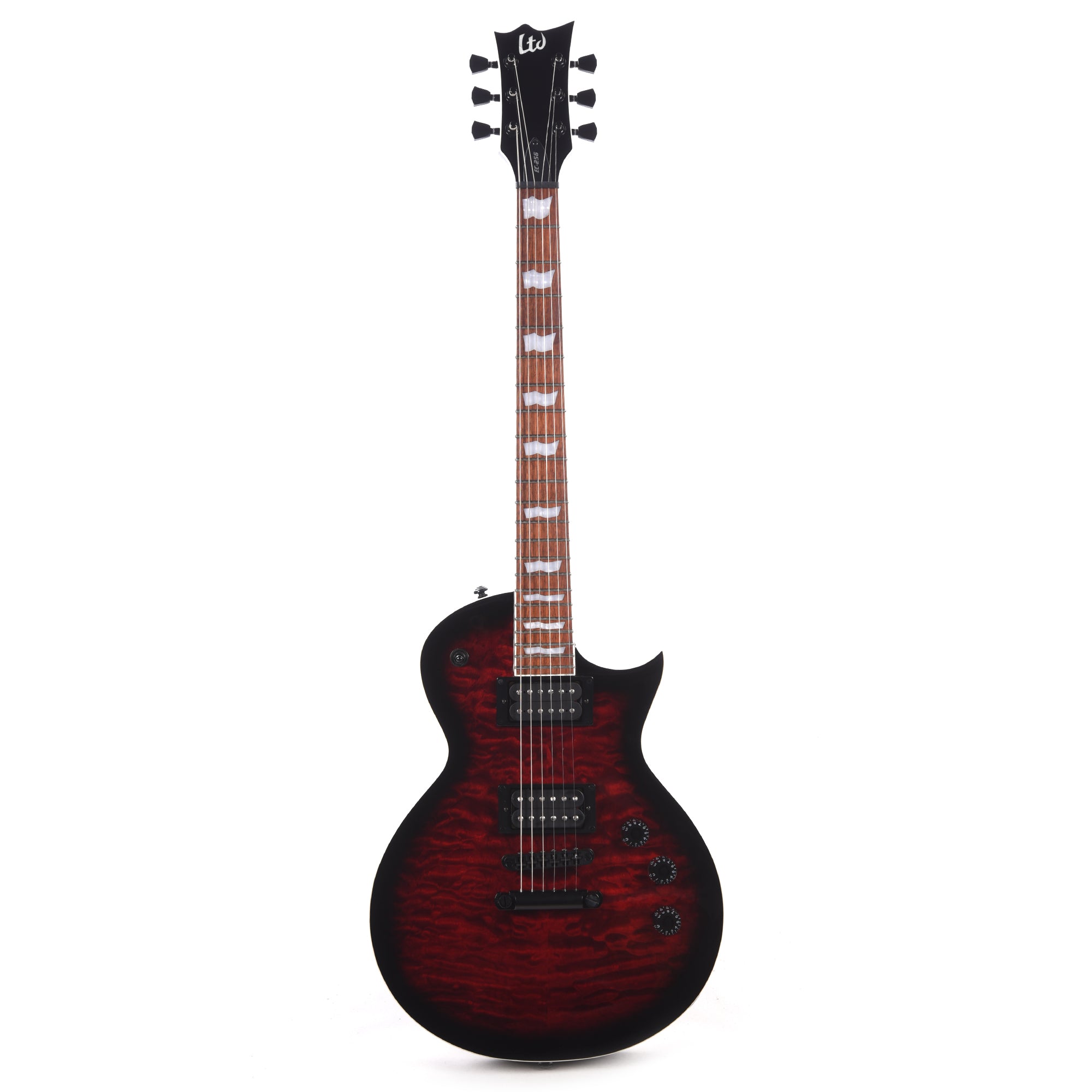 ESP LTD EC-256 See Thru Black Cherry Sunburst w/ Quilted Maple Top