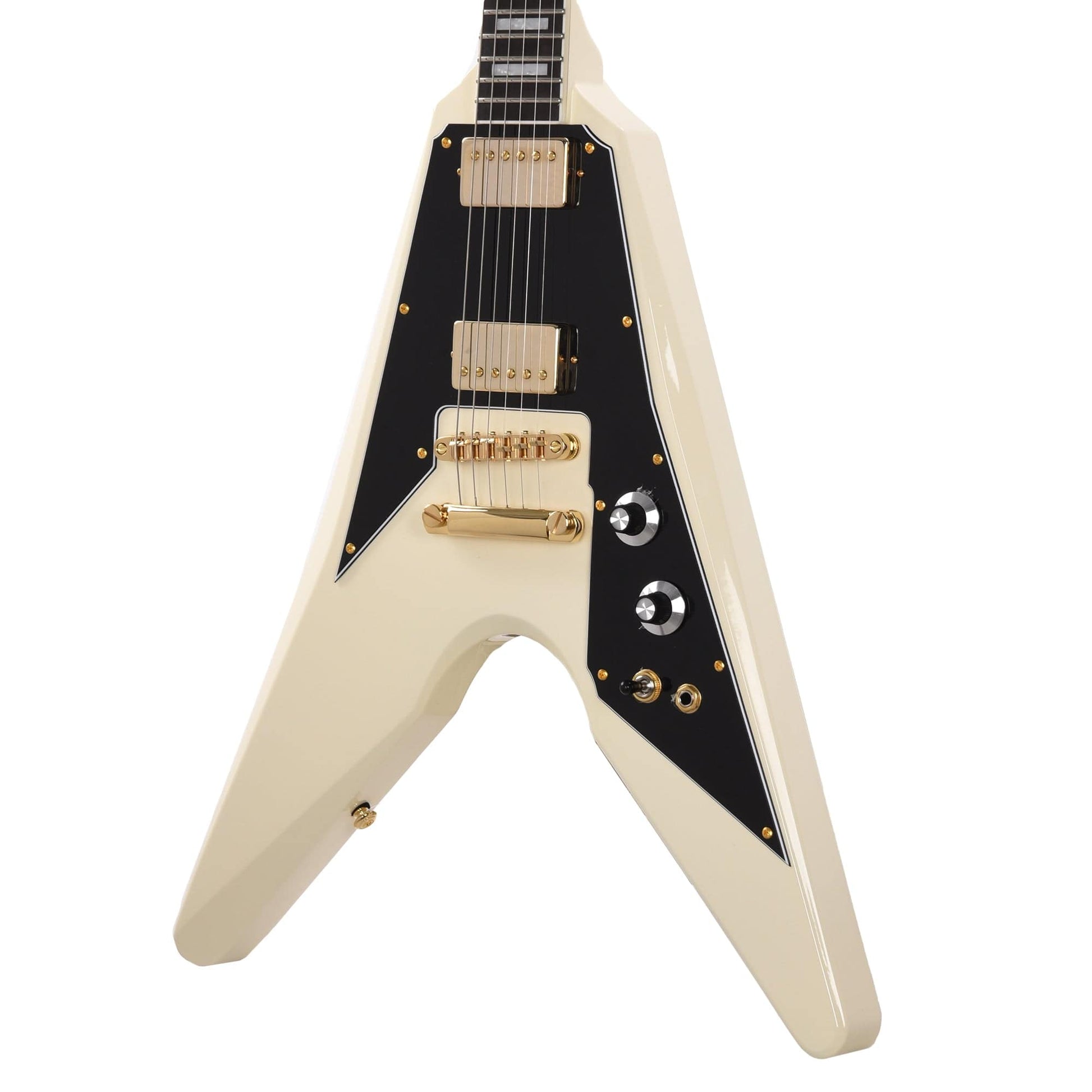 Dunable DE Asteroid Gloss Vintage White w/Gold Hardware Electric Guitars / Solid Body