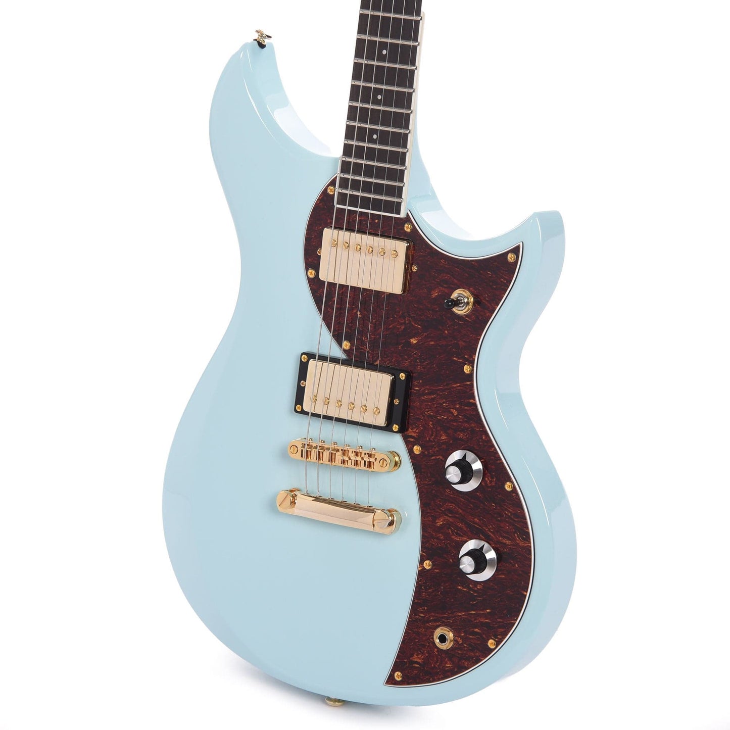 Dunable DE Cyclops v2 Gloss Daphne Blue w/Tortoise Guard & Gold Hardware Electric Guitars / Solid Body