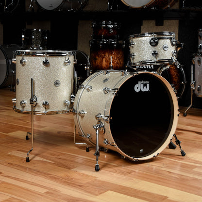 DW Collector's Maple 13/16/22 3pc. Drum Kit Broken Glass Drums and Percussion / Acoustic Drums / Full Acoustic Kits