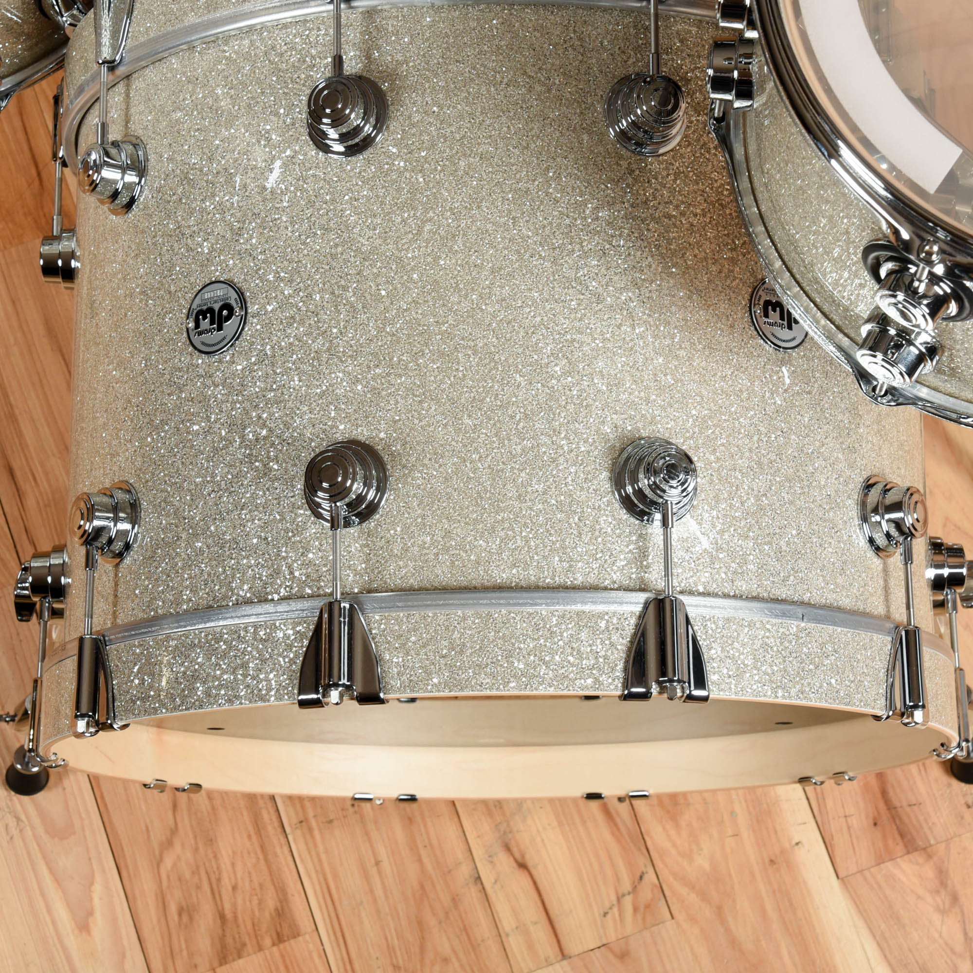 DW Collector's Maple 13/16/22 3pc. Drum Kit Broken Glass Drums and Percussion / Acoustic Drums / Full Acoustic Kits