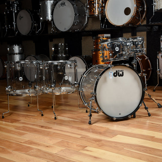 DW Design Series 10/12/16/18/22 Drum Kit 5pc Acrylic Drums and Percussion / Acoustic Drums / Full Acoustic Kits