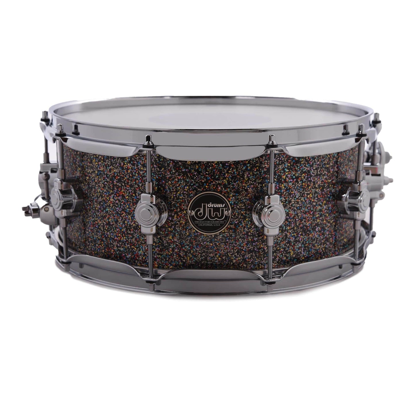 DW 5.5x14 Performance Series Snare Drum Confetti Sparkle Drums and Percussion / Acoustic Drums / Snare