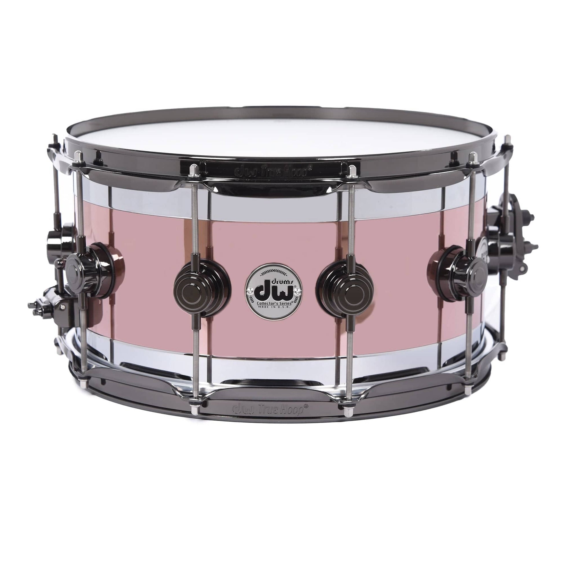 DW 7x14 Edge Snare Drum Rose Copper w/Black Nickel Hdw Drums and Percussion / Acoustic Drums / Snare