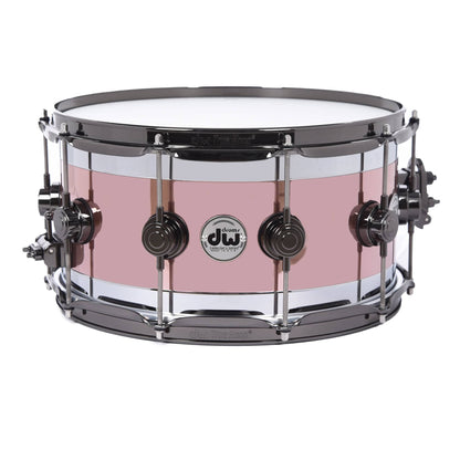DW 7x14 Edge Snare Drum Rose Copper w/Black Nickel Hdw Drums and Percussion / Acoustic Drums / Snare