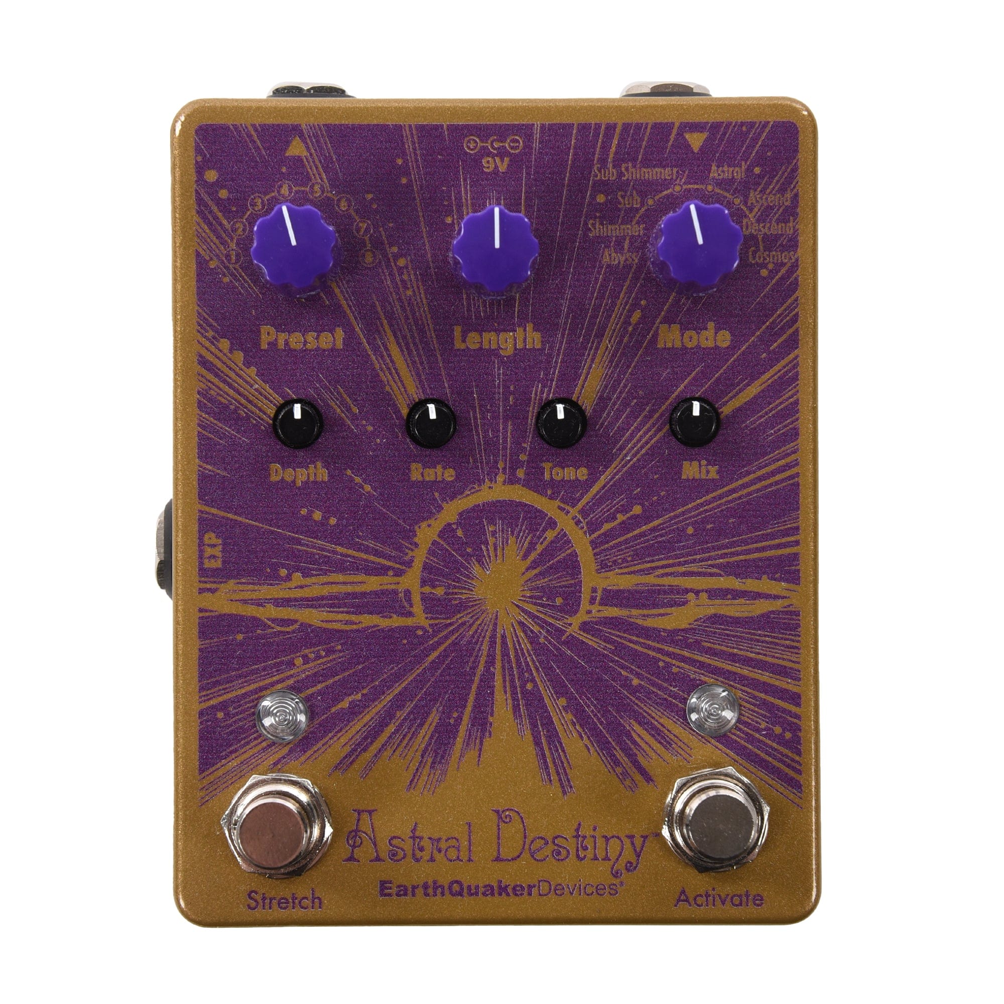 EarthQuaker Devices Astral Destiny Octal Octave Reverberation Odyssey One-of-a-Kind Color #01 Effects and Pedals / Reverb