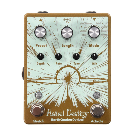 EarthQuaker Devices Astral Destiny Octal Octave Reverberation Odyssey One-of-a-Kind Color #05 Effects and Pedals / Reverb