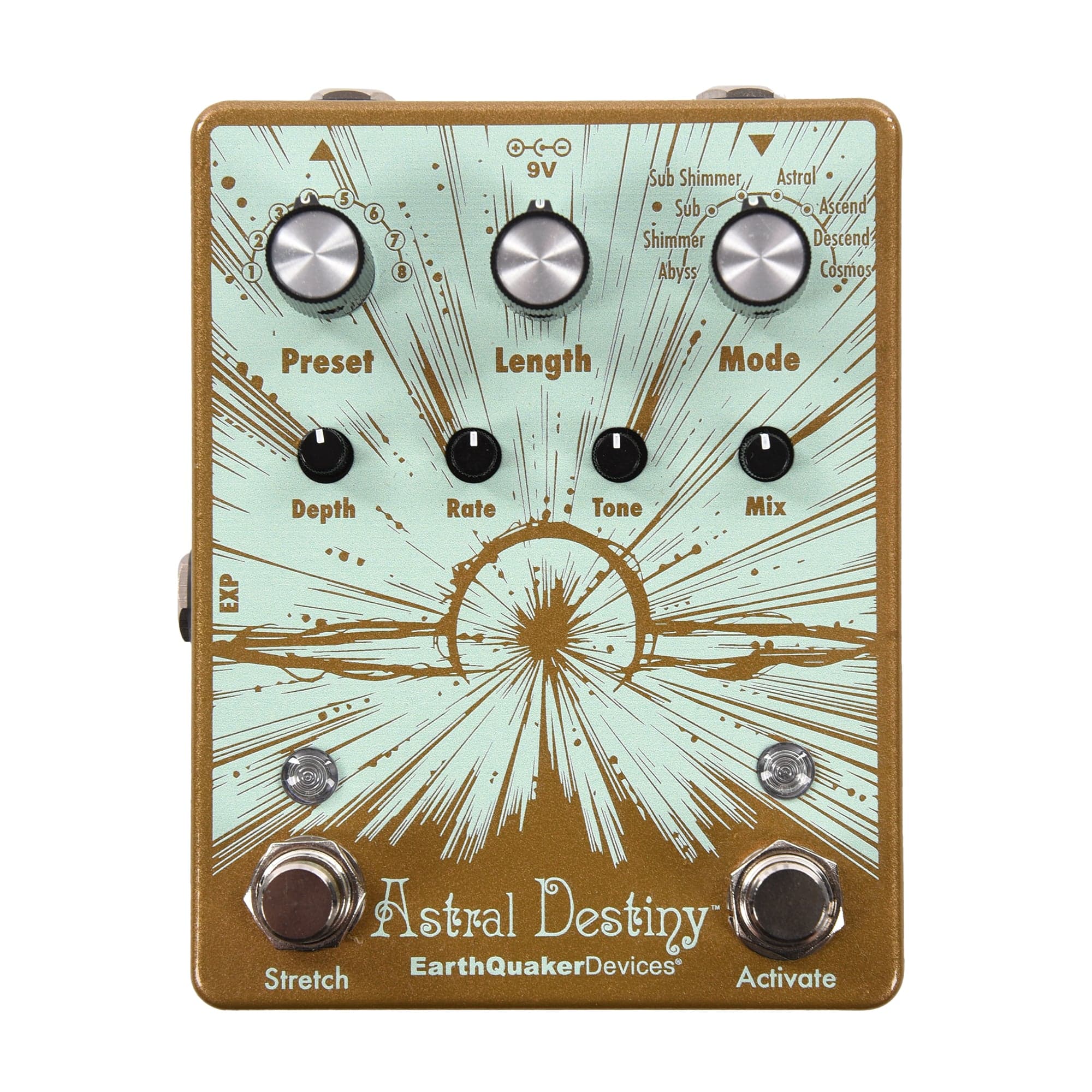 EarthQuaker Devices Astral Destiny Octal Octave Reverberation Odyssey One-of-a-Kind Color #07 Effects and Pedals / Reverb