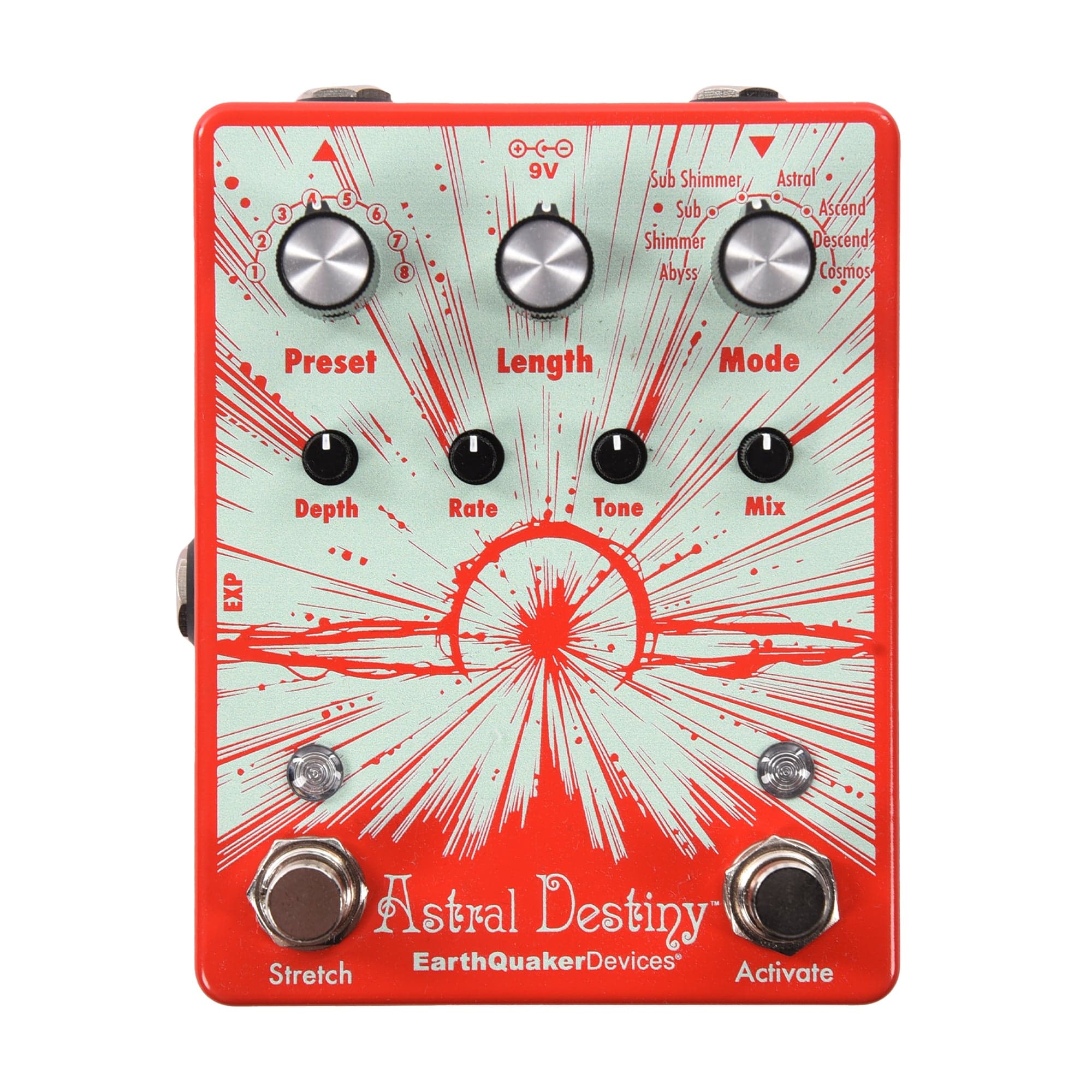 EarthQuaker Devices Astral Destiny Octal Octave Reverberation Odyssey One-of-a-Kind Color #11 Effects and Pedals / Reverb