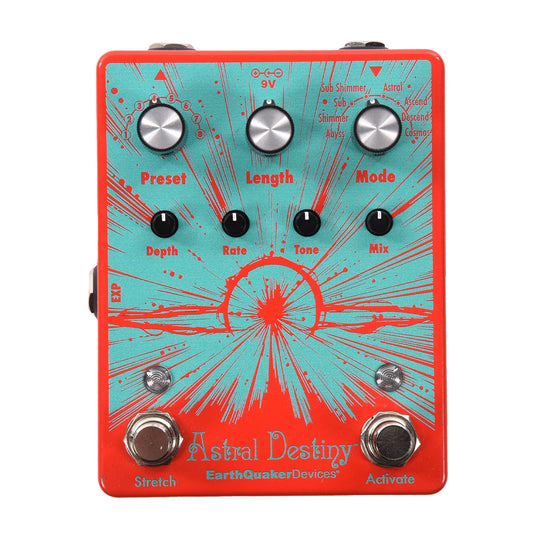 EarthQuaker Devices Astral Destiny Octal Octave Reverberation Odyssey One-of-a-Kind Color #14 Effects and Pedals / Reverb