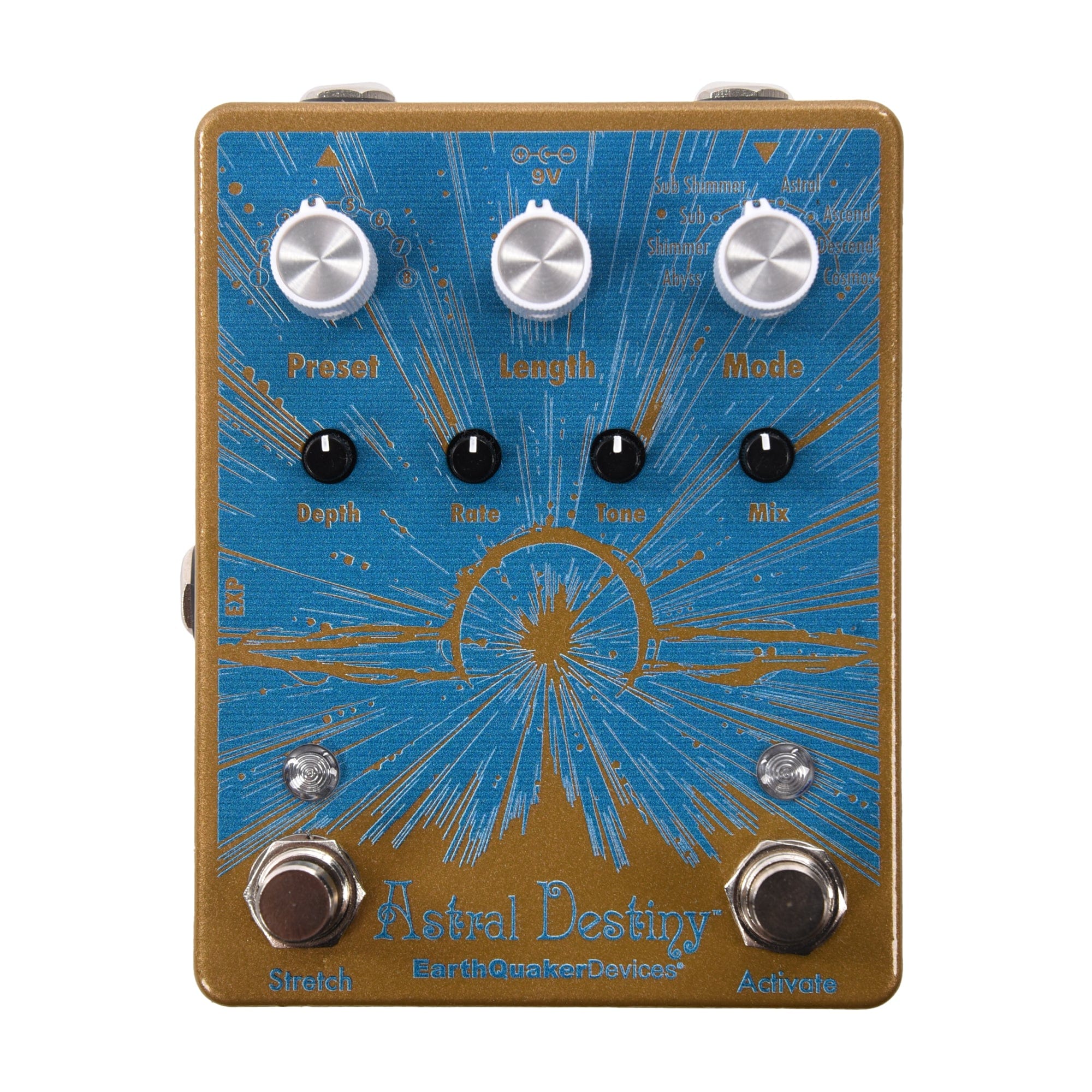 EarthQuaker Devices Astral Destiny Octal Octave Reverberation Odyssey One-of-a-Kind Color #16 Effects and Pedals / Reverb