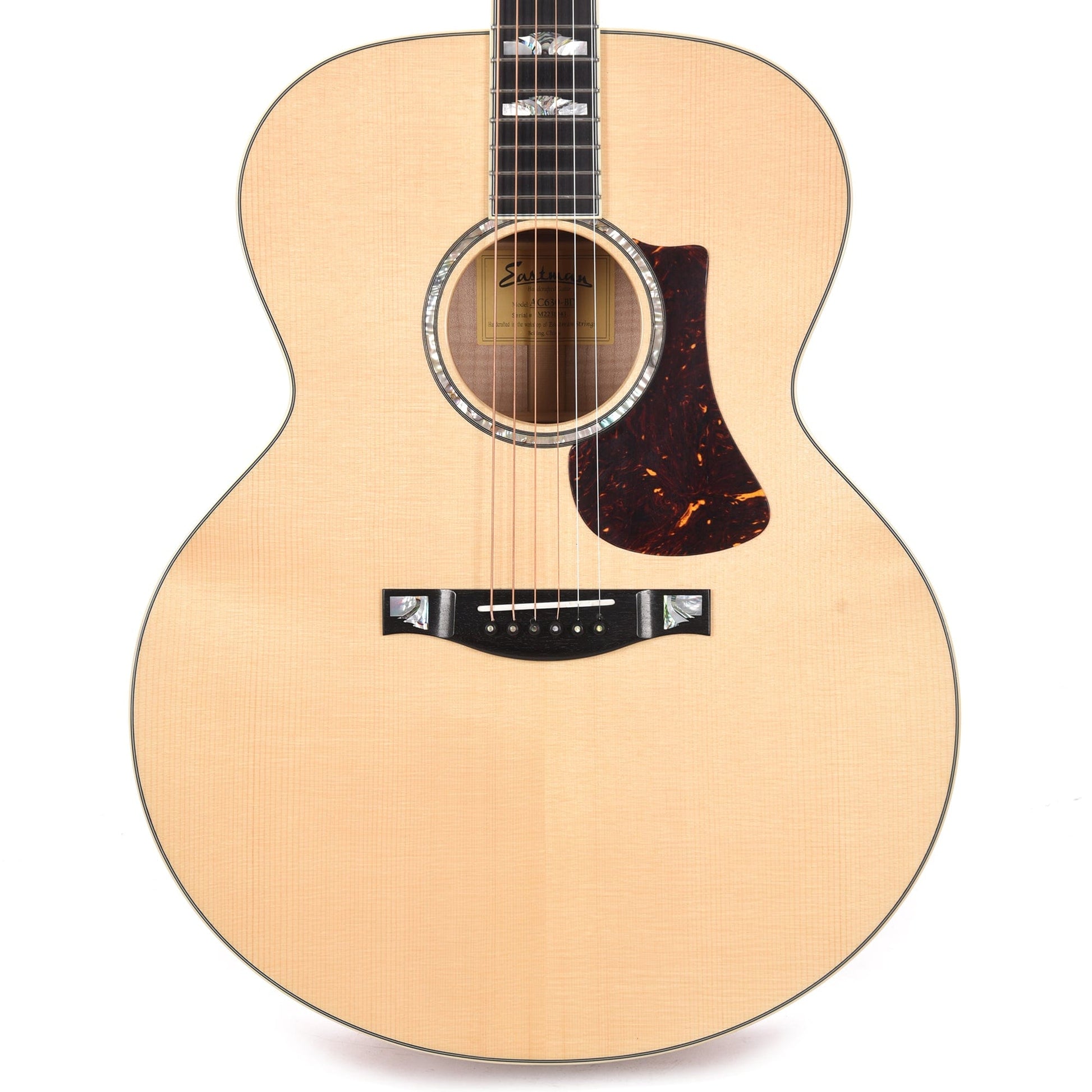 Eastman AC630 Engleman Spruce/Maple Jumbo Blonde Acoustic Guitars / Jumbo