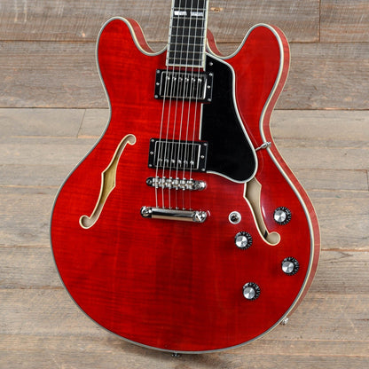 Eastman T486 Thinline Red w/Seymour Duncan Humbuckers Electric Guitars / Semi-Hollow