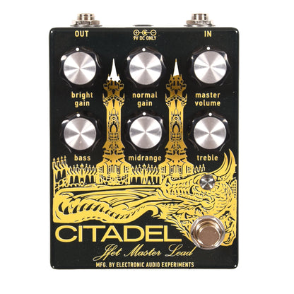 Electronic Audio Experiments Citadel Pre-Amp Style Overdrive Pedal British Racing Green Effects and Pedals / Overdrive and Boost