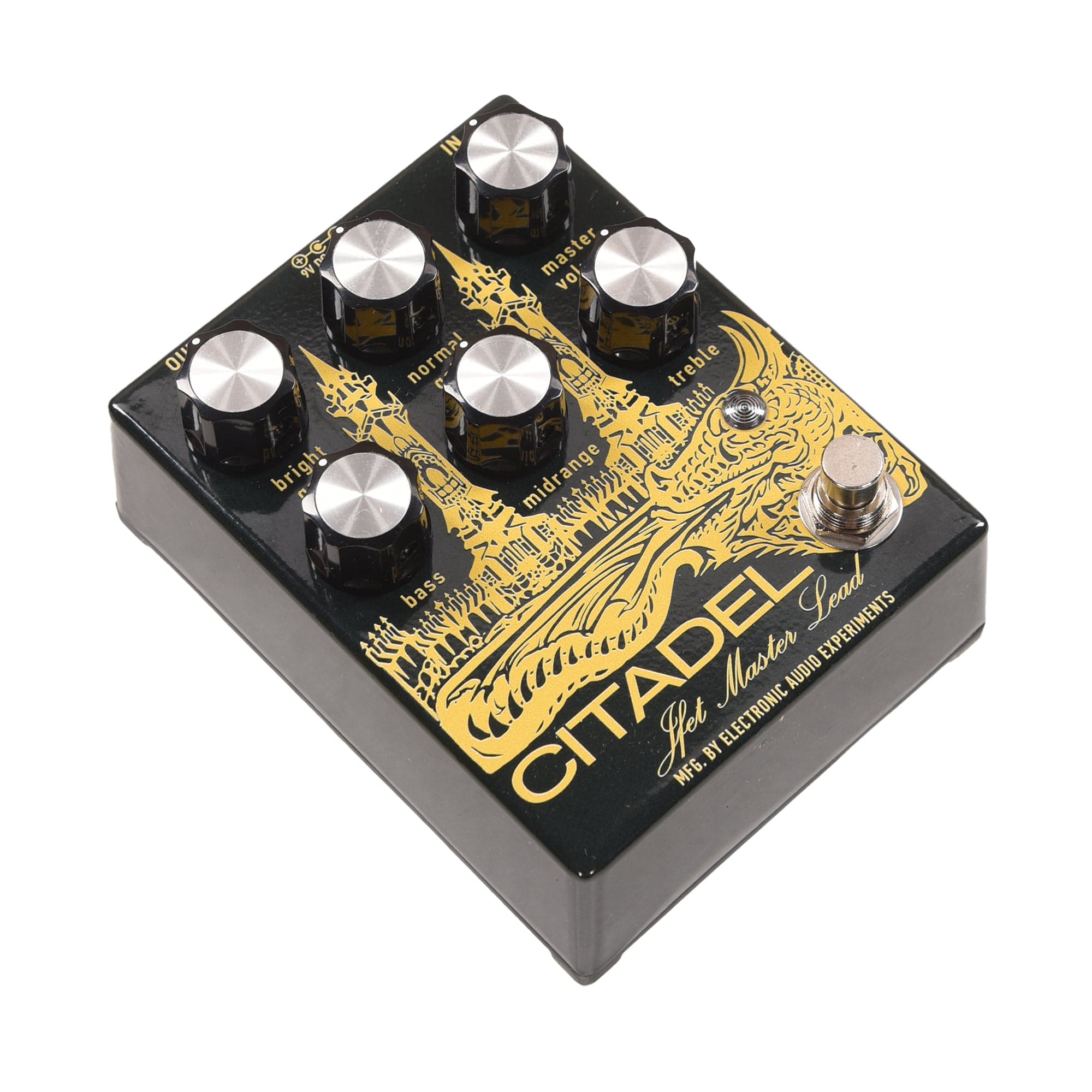 Electronic Audio Experiments Citadel Pre-Amp Style Overdrive Pedal British  Racing Green