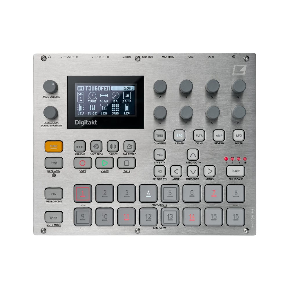 Elektron Digitakt 8-Voice Digital Drum Machine & Sampler E25 Anniversary  Edition