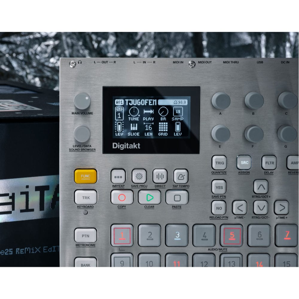 Elektron Digitakt 8-Voice Digital Drum Machine & Sampler E25 Anniversary Edition Keyboards and Synths / Drum Machines