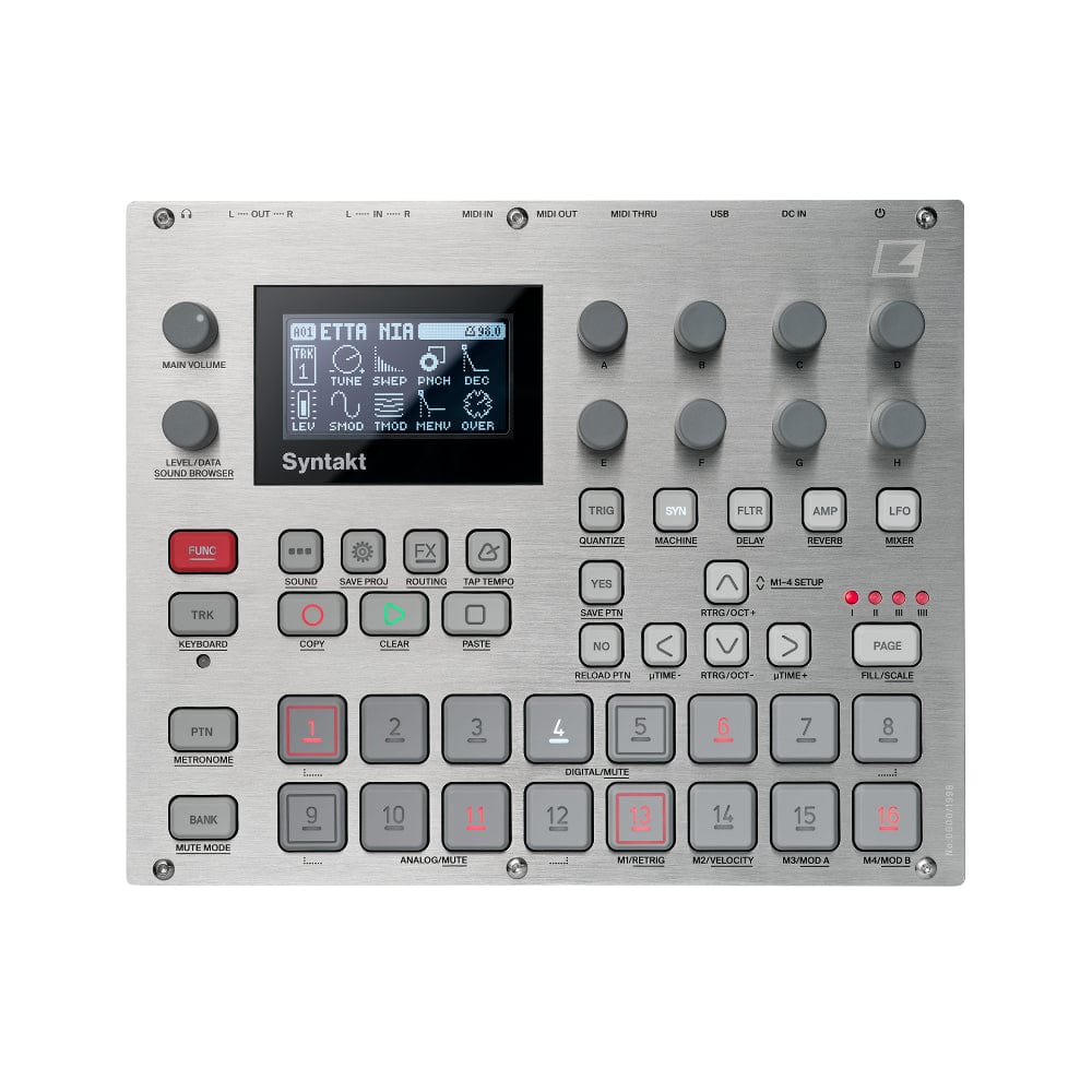 Elektron Syntakt 12 Track Drum Computer & Synthesizer E25 Anniversary Edition Keyboards and Synths / Drum Machines