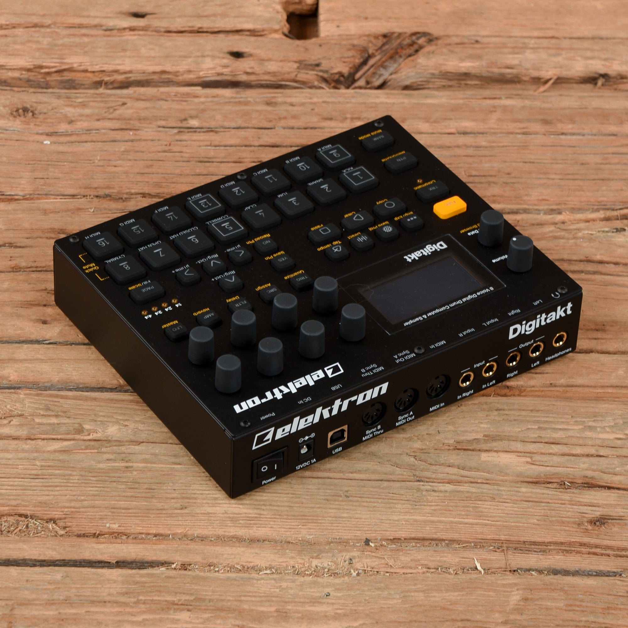 Elektron Digitakt 8-Voice Digital Drum Computer/Sampler w/ Lid Keyboards and Synths / Synths / Digital Synths