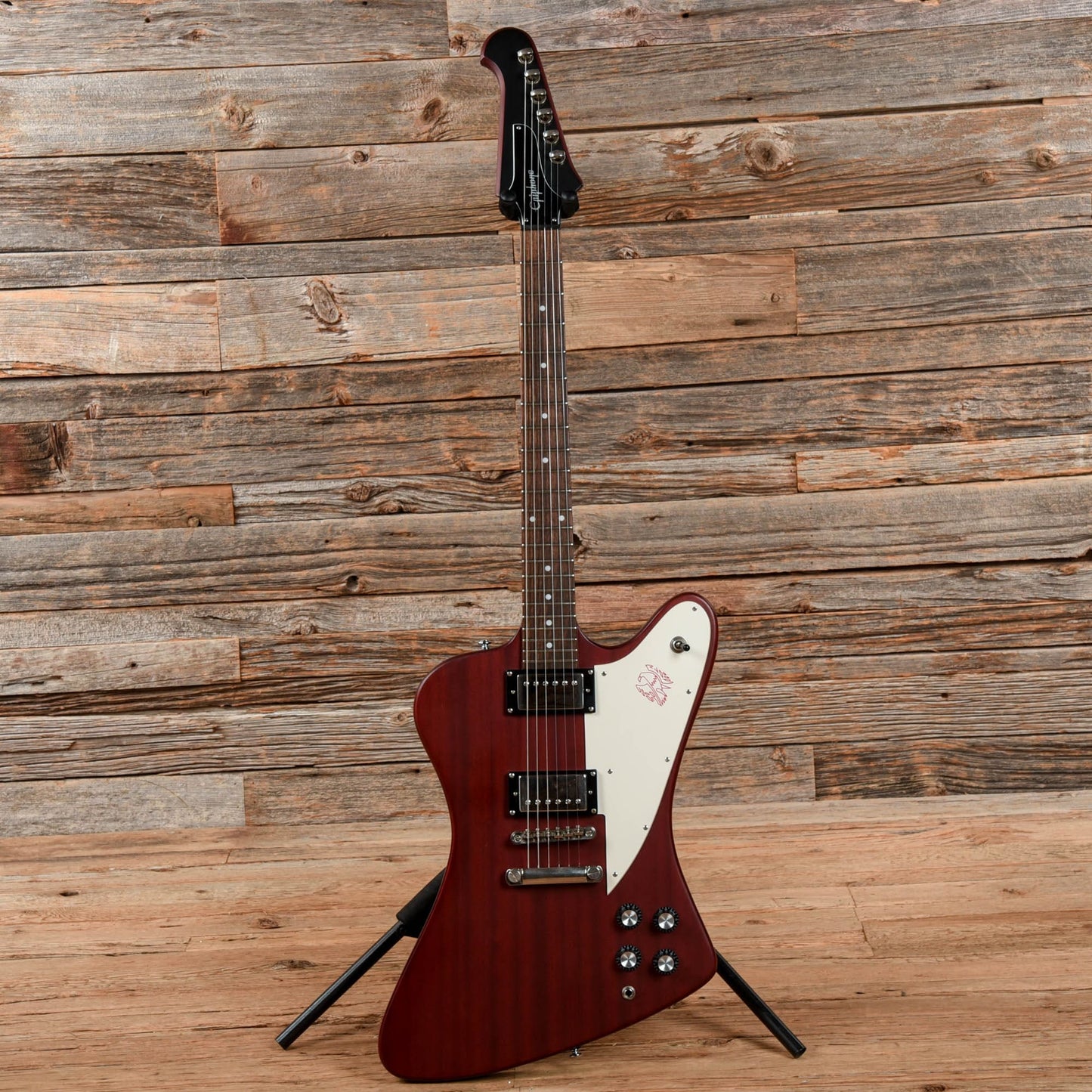 Epiphone Firebird Studio Satin Cherry 2009 Bass Guitars / 5-String or More