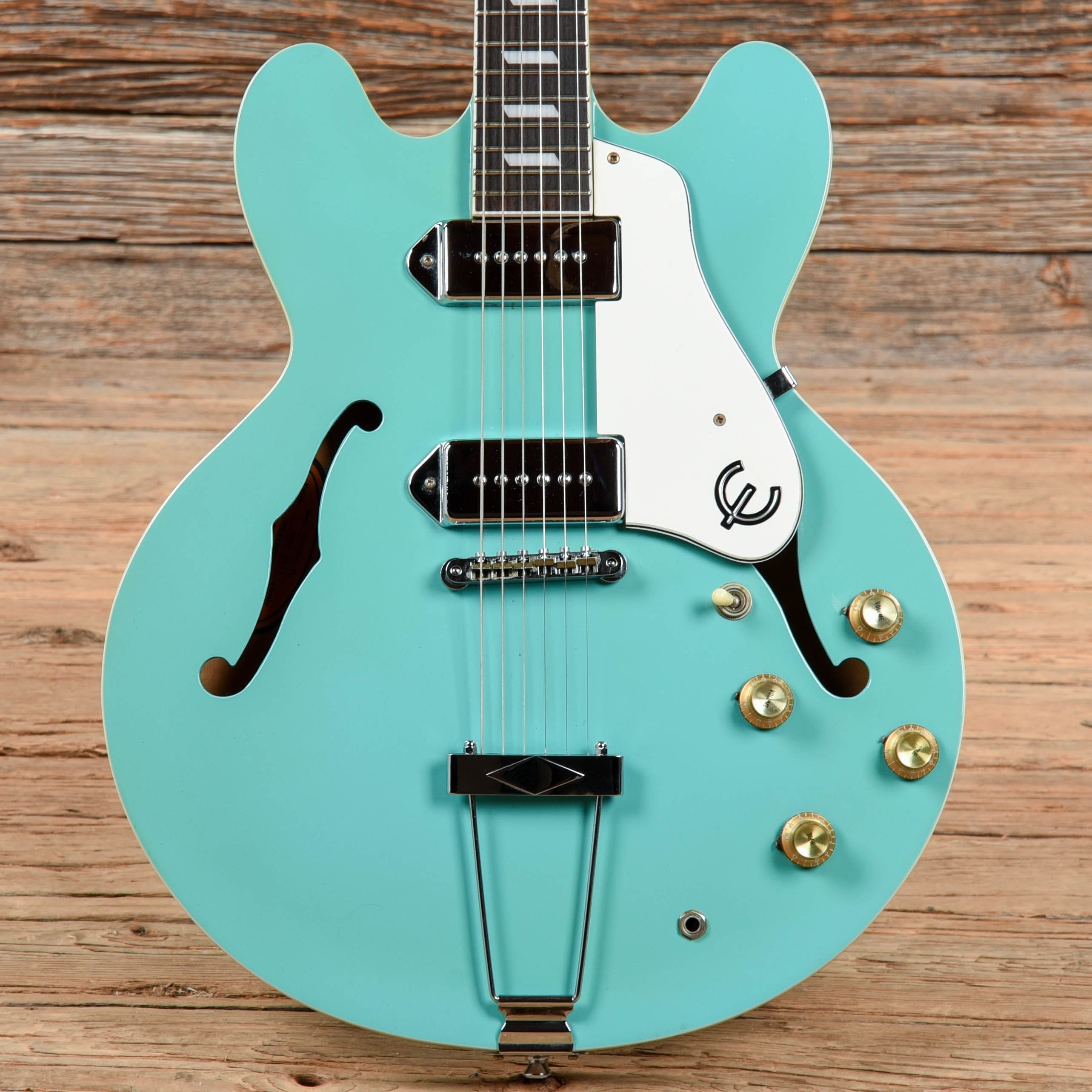 Epiphone Casino TQ (Peerless Factory) Turquoise 1999 – Chicago Music  Exchange