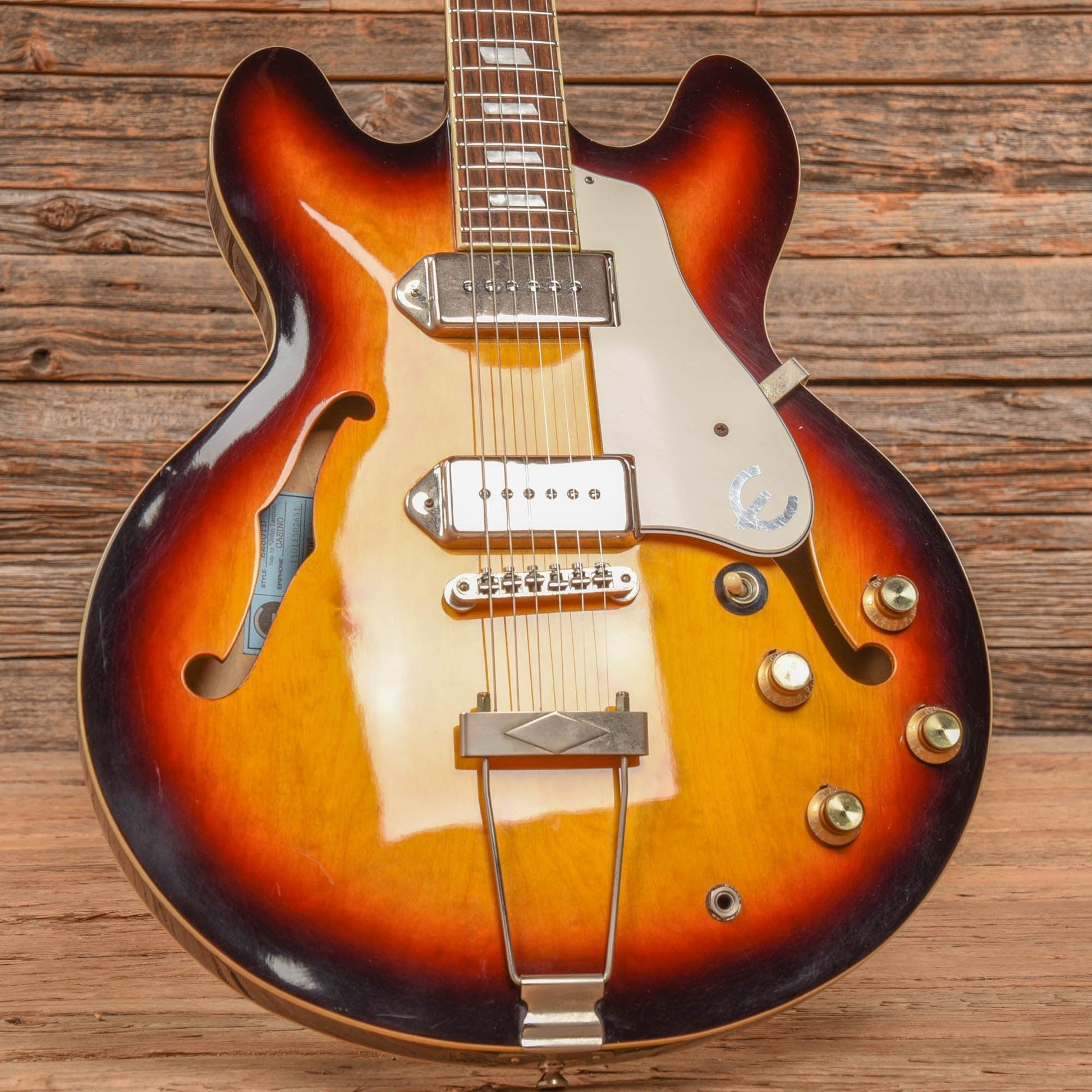 Epiphone "Inspired By" John Lennon Signature '65 Casino Sunburst 2011 Electric Guitars / Hollow Body