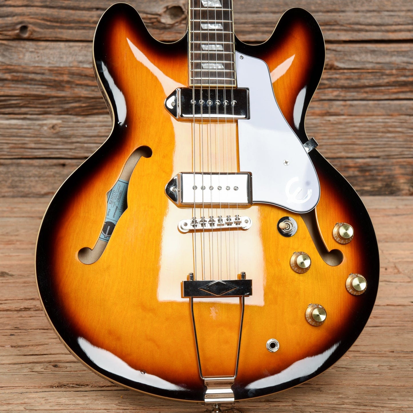 Epiphone "Inspired By" John Lennon Signature '65 Casino Sunburst Electric Guitars / Hollow Body