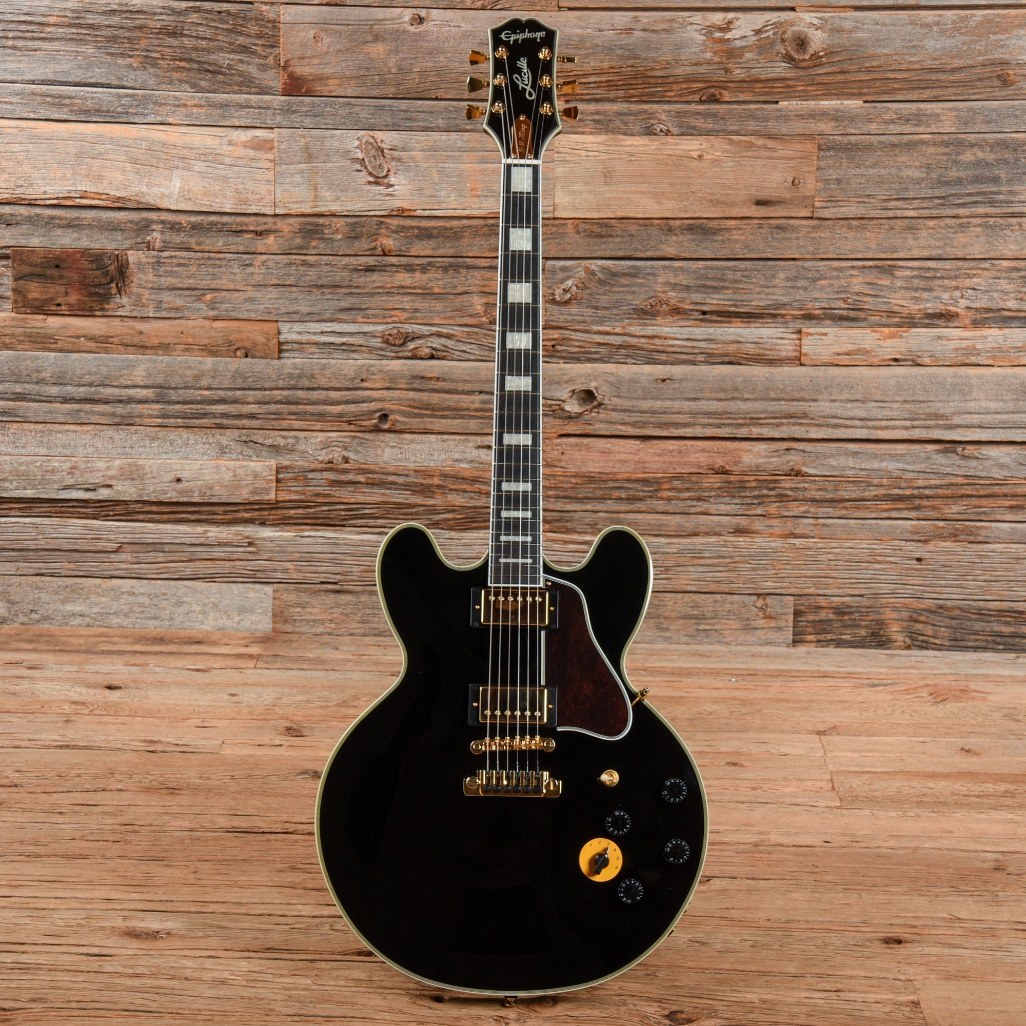 Epiphone BB King Lucille Ebony 2022 Electric Guitars / Semi-Hollow