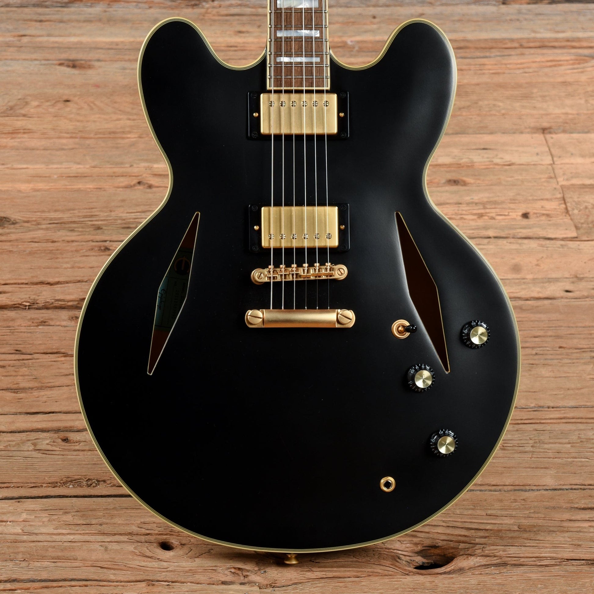 Epiphone Emily Wolfe Signature Sheraton Satin Black 2020 Electric Guitars / Semi-Hollow