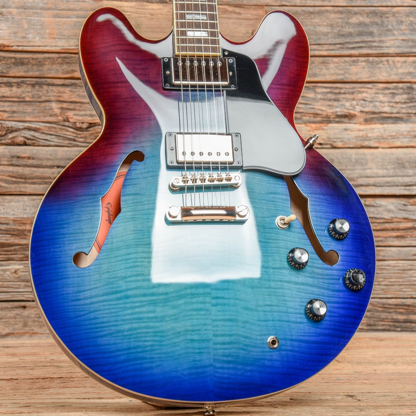 Epiphone ES-335 Figured Blue Burst 2020 Electric Guitars / Semi-Hollow