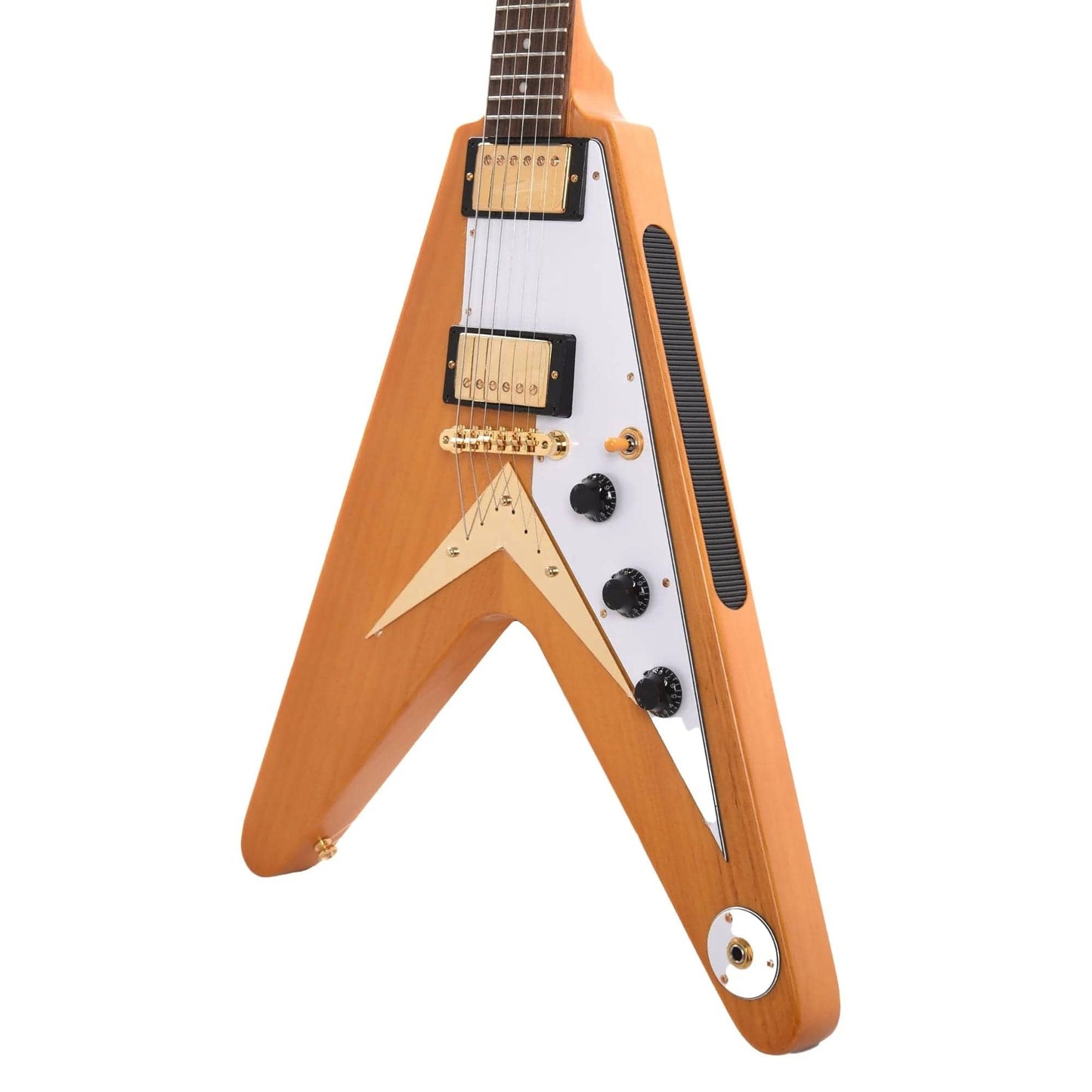 Epiphone 1958 Korina Flying V Aged Natural Electric Guitars / Solid Body