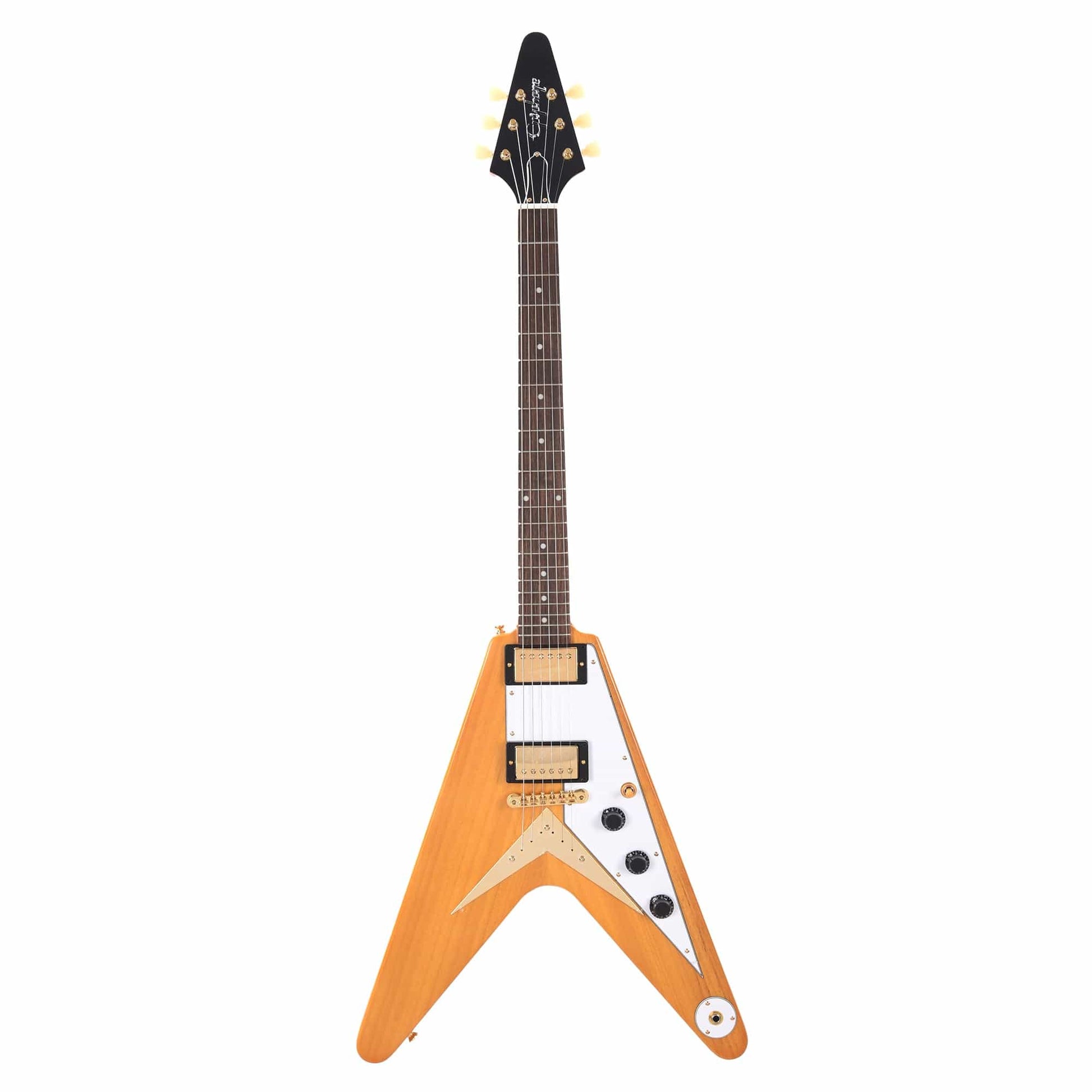 Epiphone 1958 Korina Flying V Aged Natural Electric Guitars / Solid Body